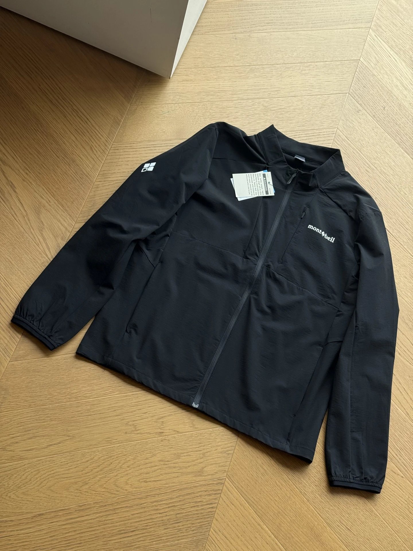 Meishan Waterproof Casual Stand up Collar Jacket (Black)