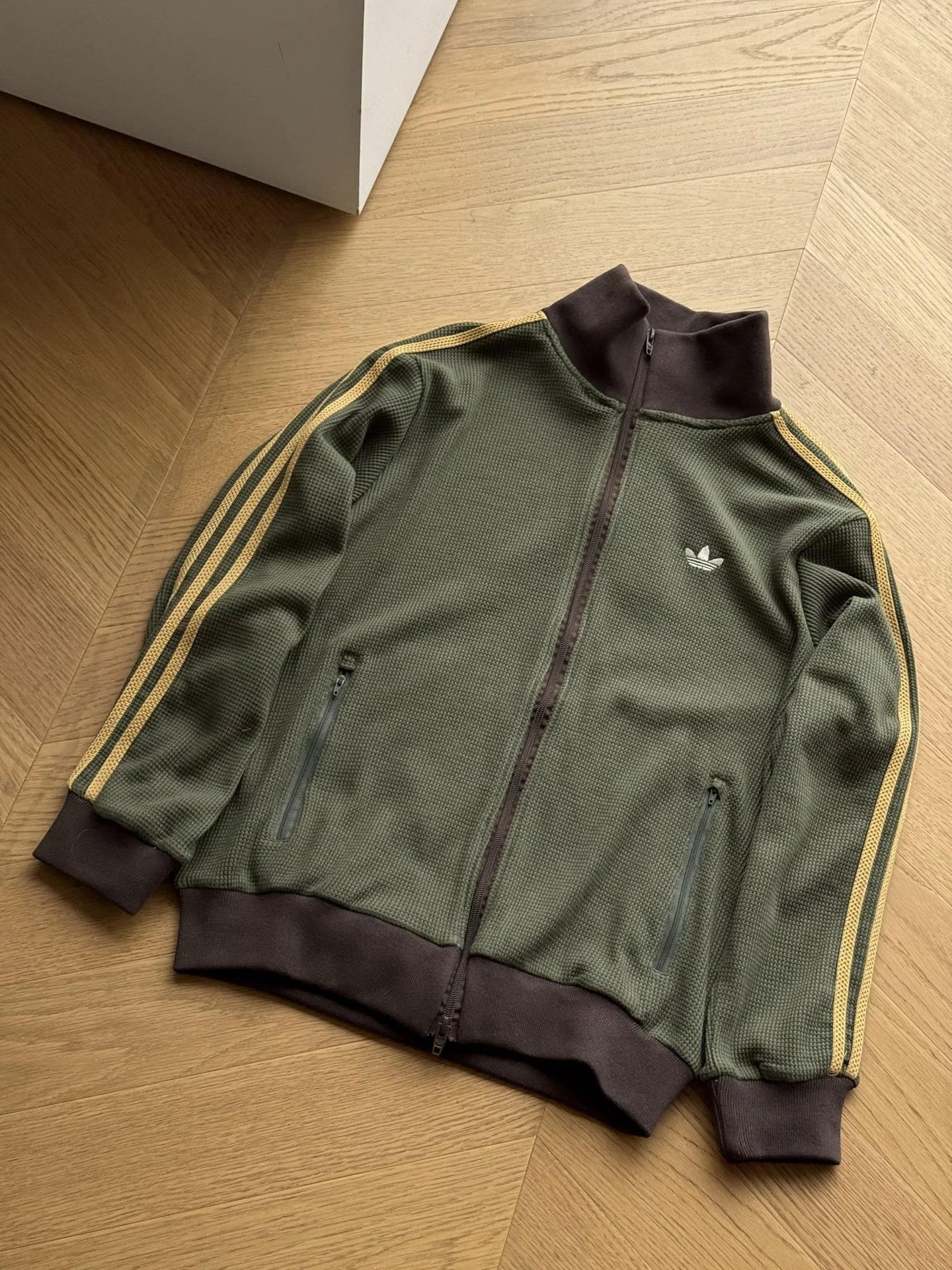 Waffle Long Sleeve Green