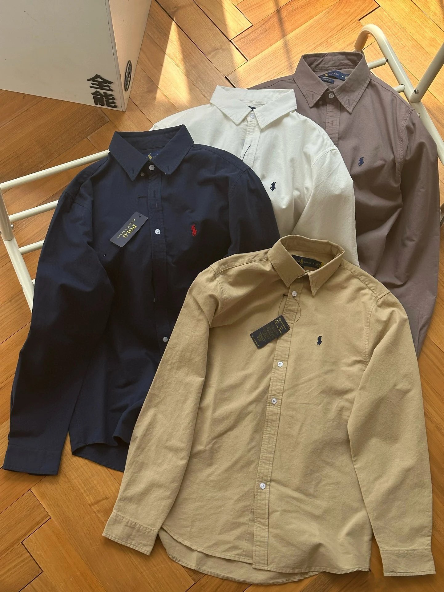 【QN Version】Ralph Lauren Outerwear Collection: Long Sleeve Shirts, Sweaters & Leather Jackets