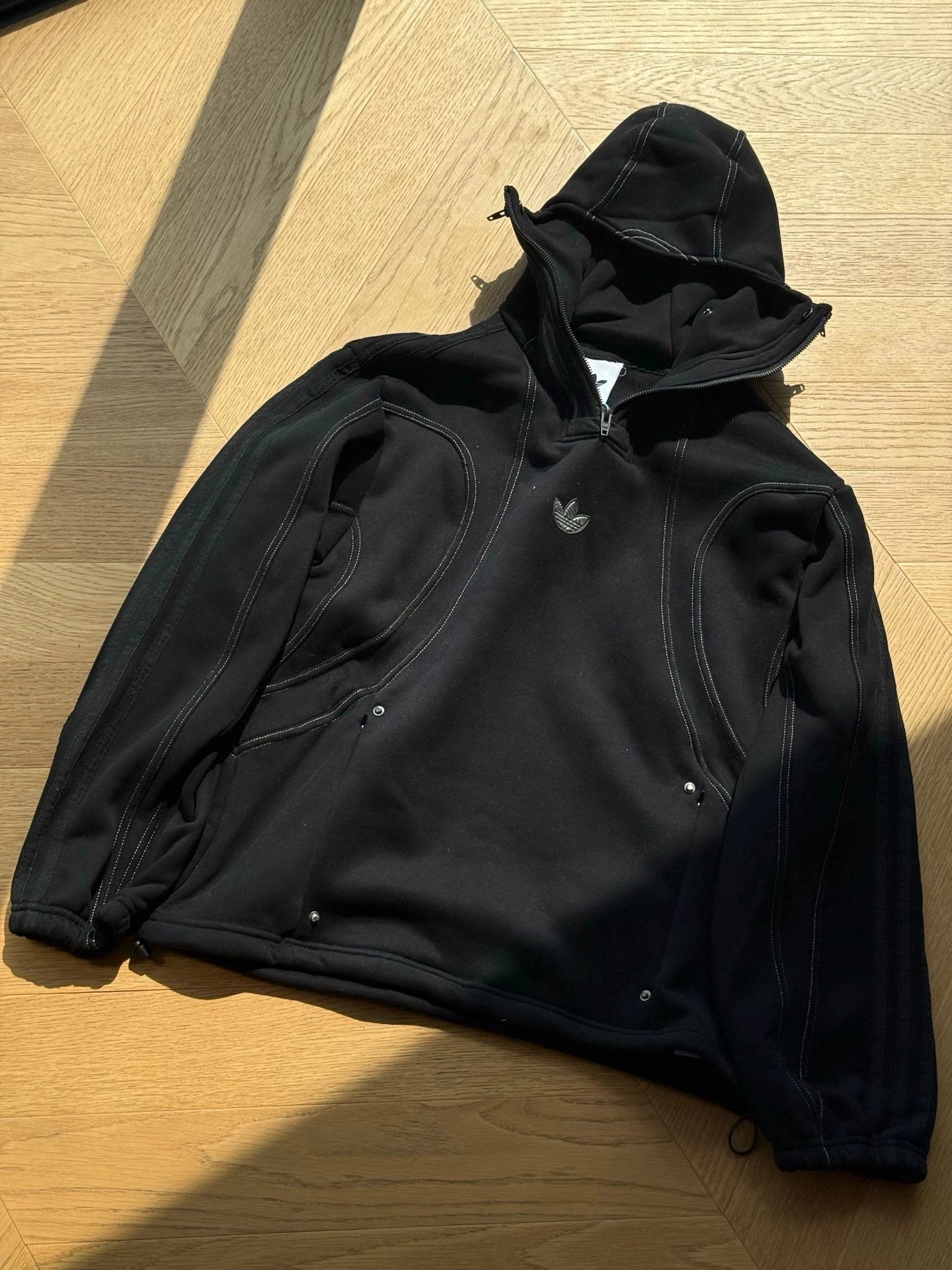 Clover x GALI 3D Pioneer Fleece Hoodie (Black)