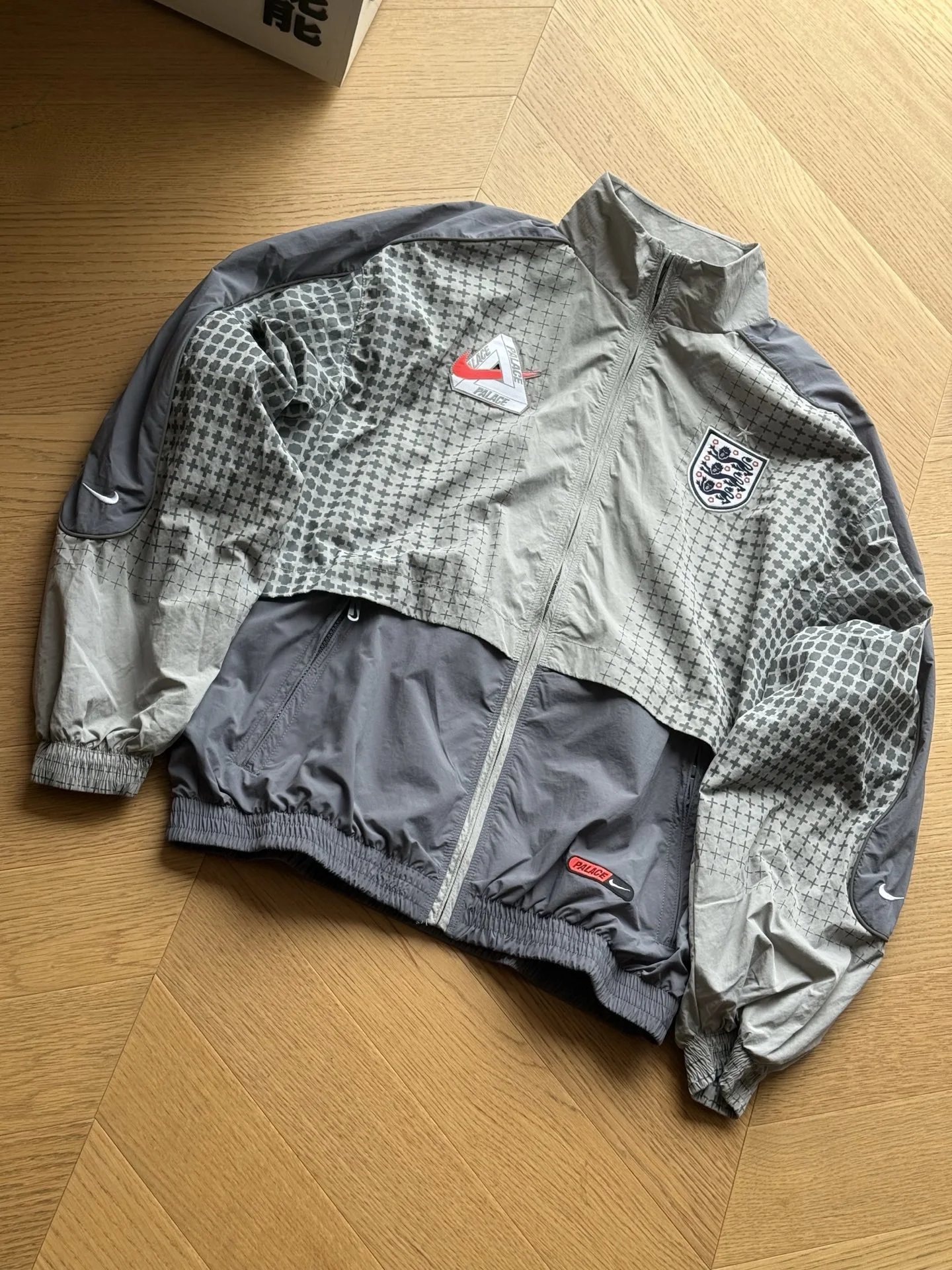 PALACE x England football team x Nike sports long sleeved jacket