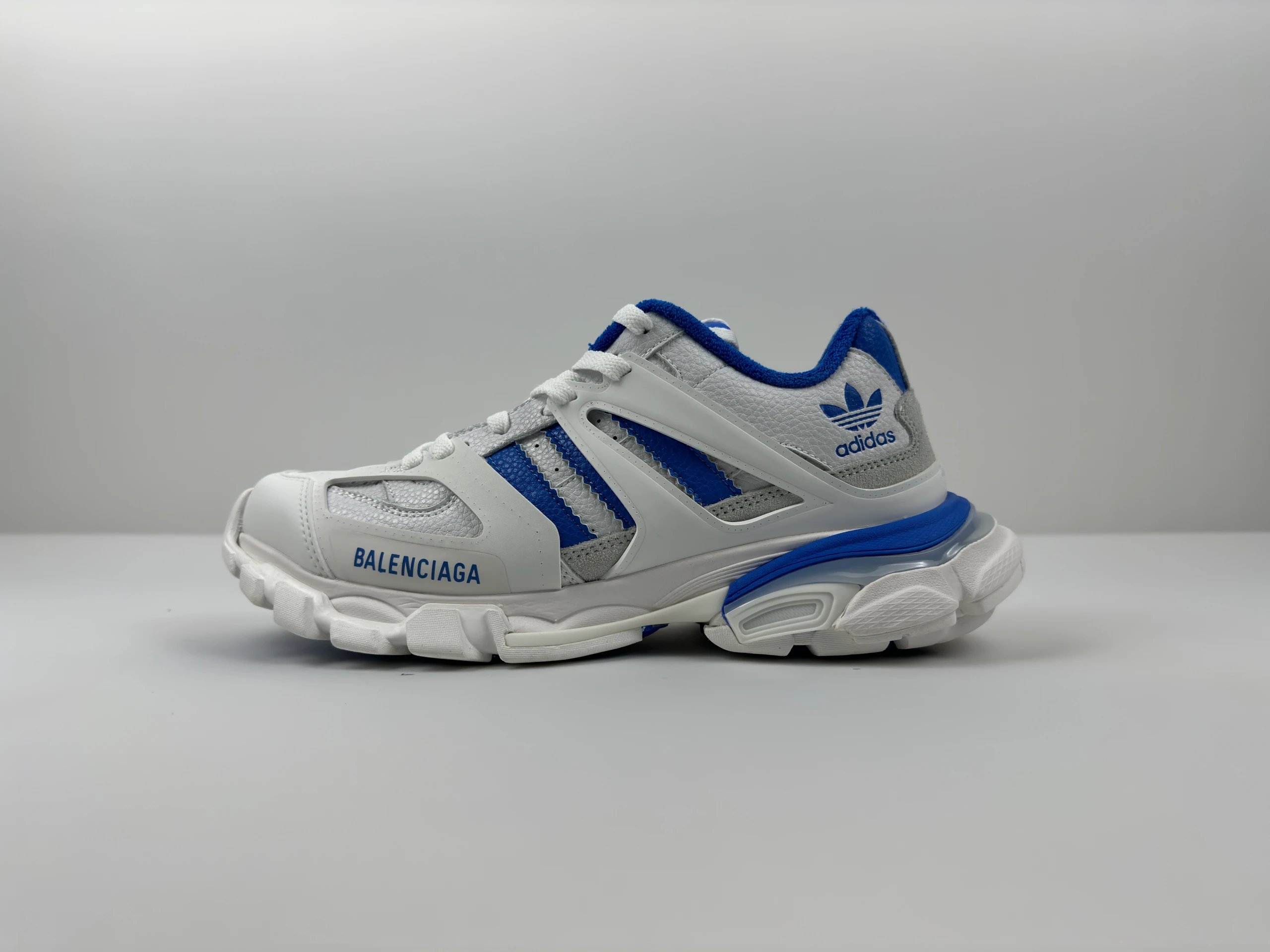 Paris 3.0 Adidas collaboration white and blue