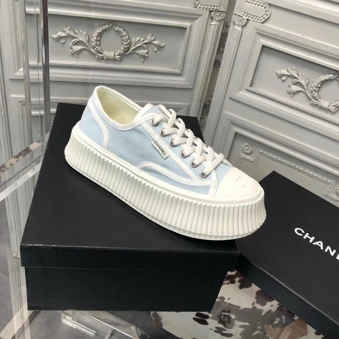 Chane Vintage Sneakers Light Blue - Related Product - Cnfans