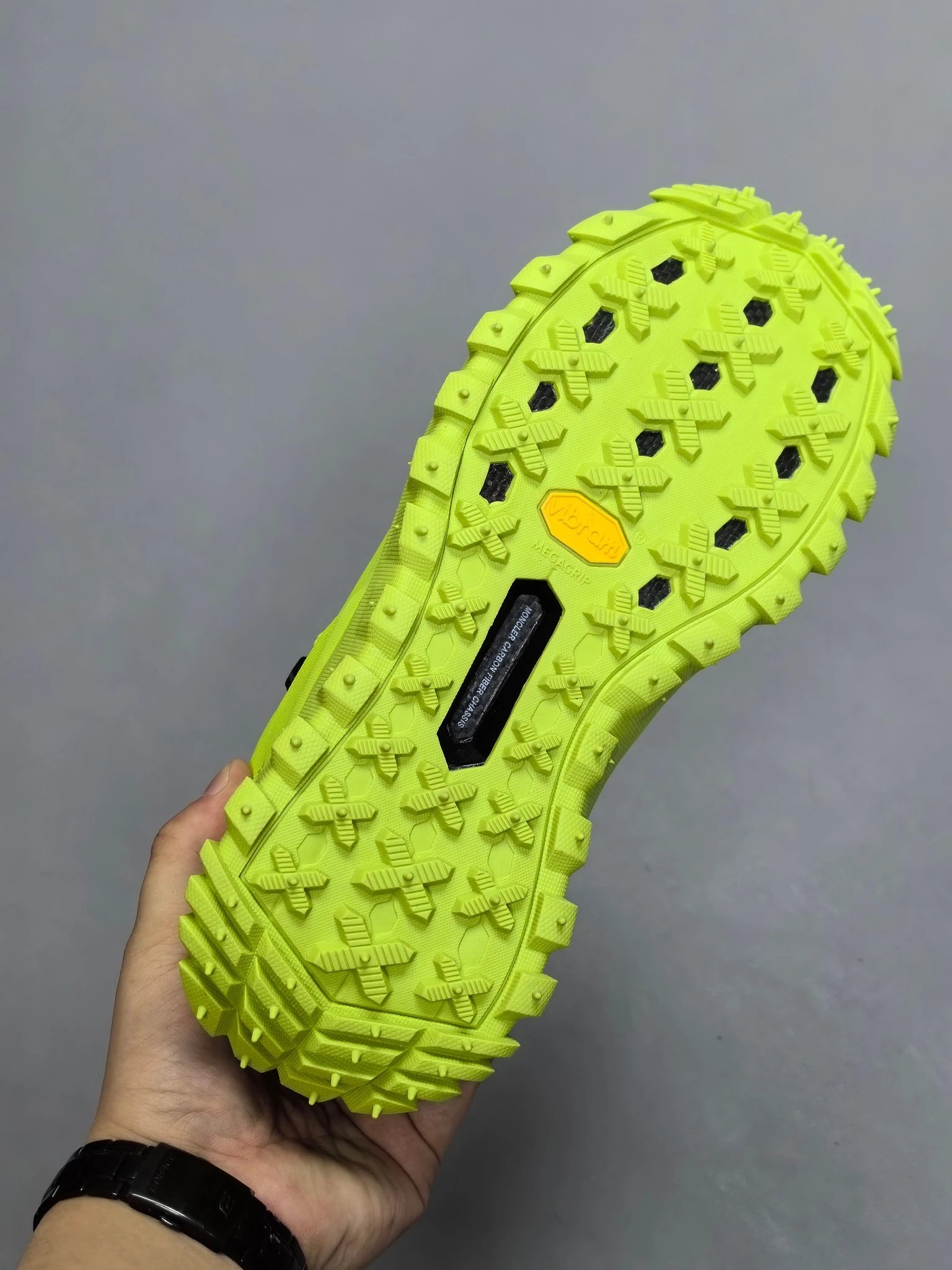 Moncler Trailgrip GTX Rubber Sneakers Yellow - Gallery Image 7 - Detailed View