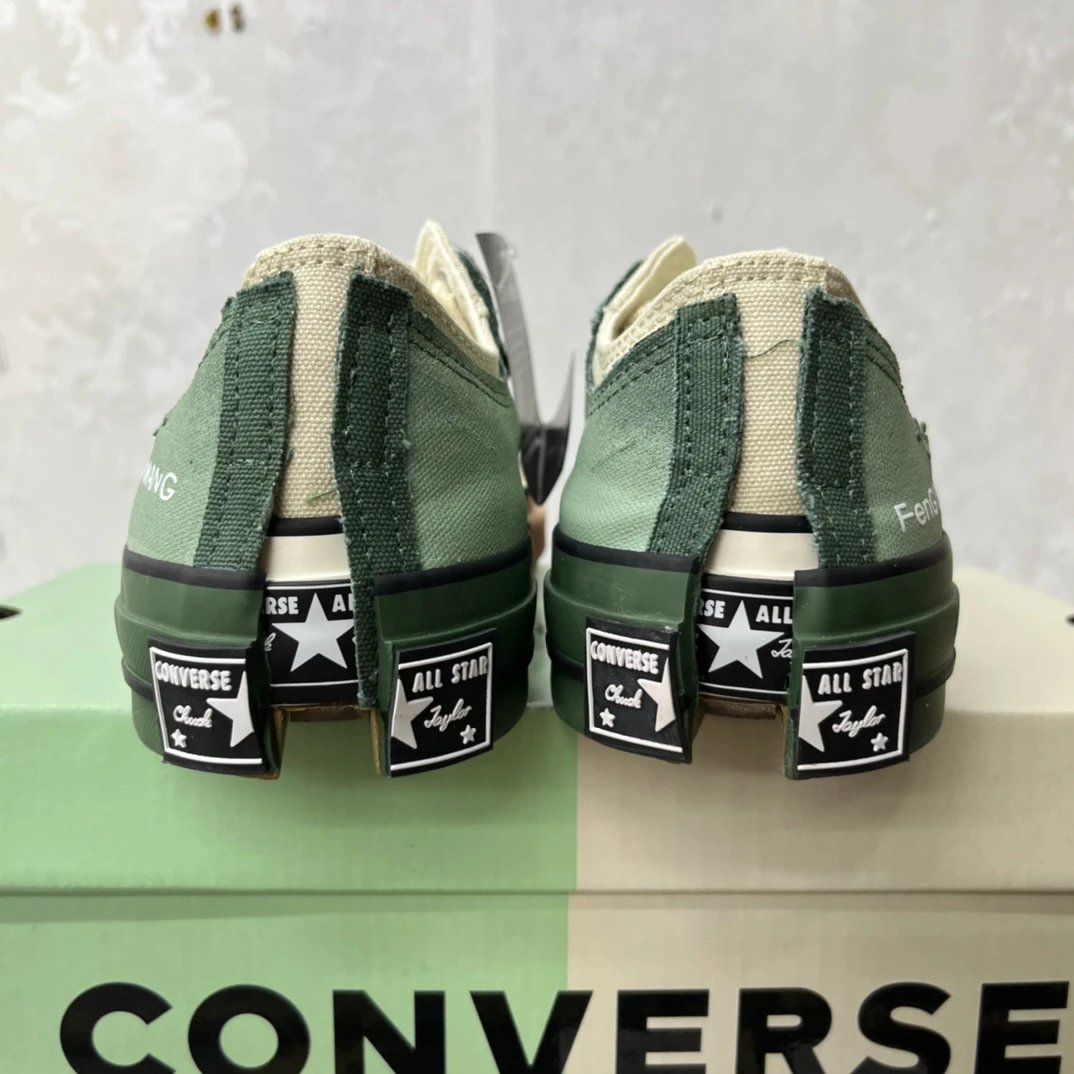 Deconstructed Canvas Chunk 70 Sneakers Sage Green - Gallery Image 5 - Detailed View