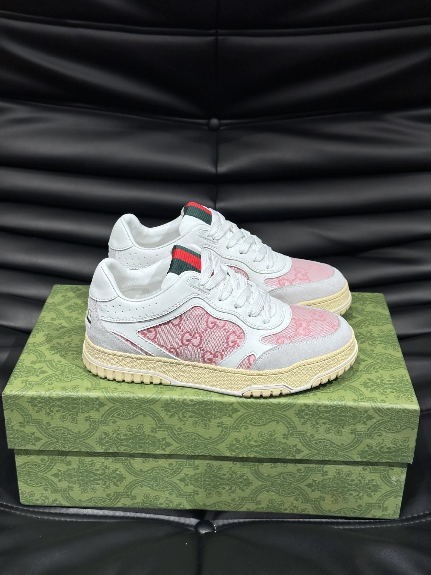 Gucci Re-Web Sneakers Pink