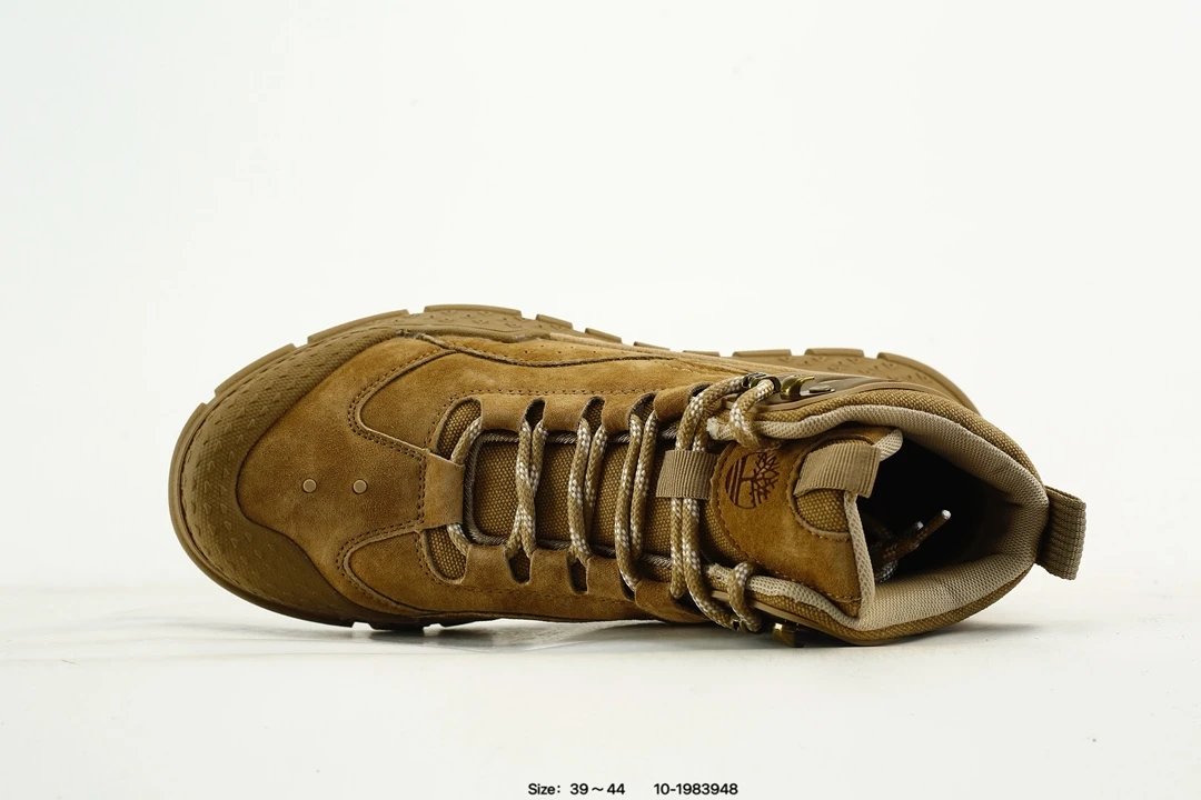 Suede Hiking Boots Taupe - Gallery Image 5 - Detailed View