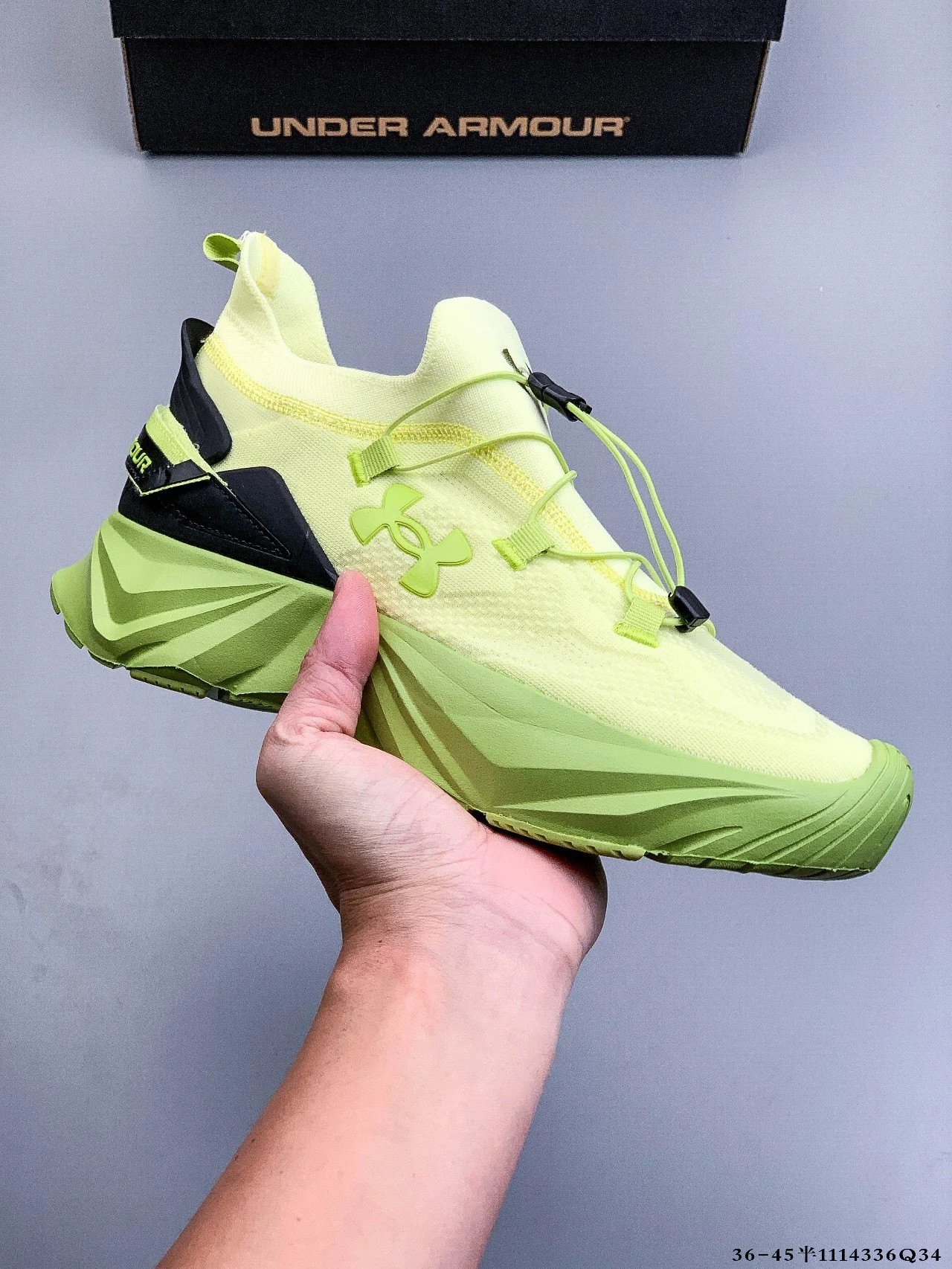 Summer Trail Running Sneakers Lime Green - Gallery Image 1 - Detailed View