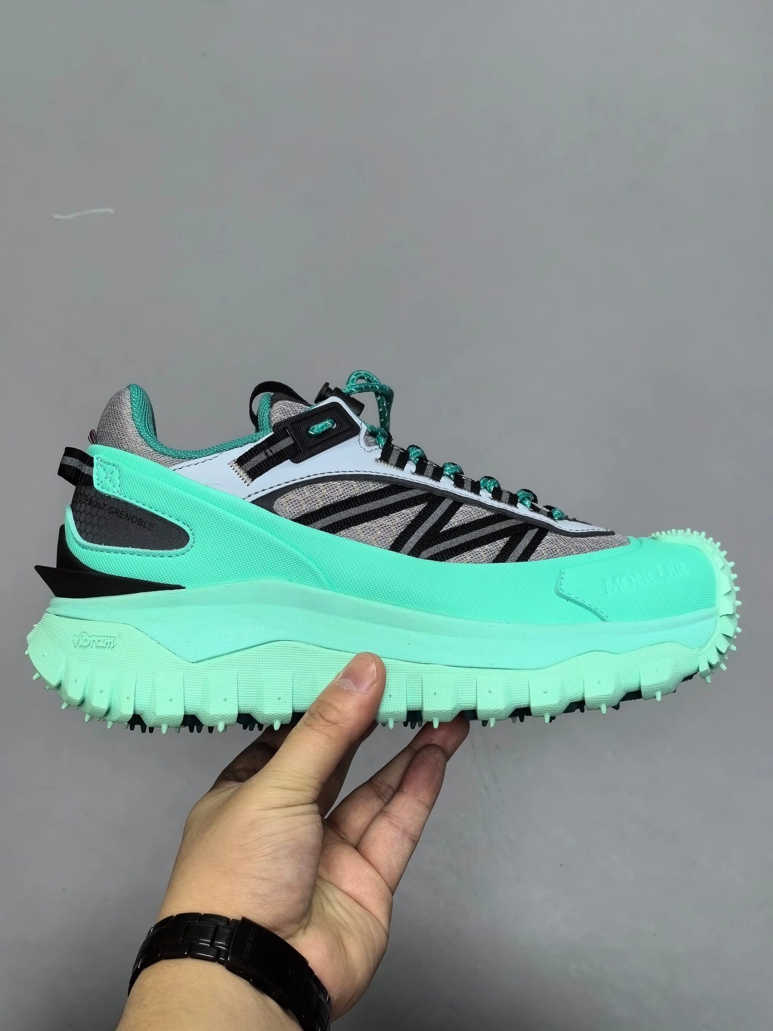 Moncler Trailgrip GTX Rubber Sneakers Light Green - High Quality Product Image - Cnfans