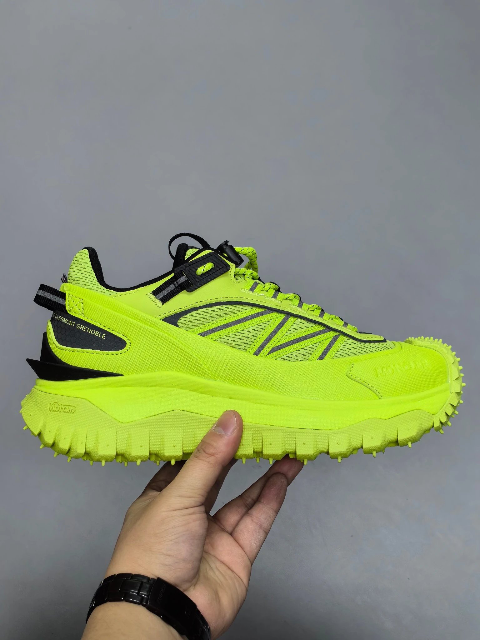 Moncler Trailgrip GTX Rubber Sneakers Yellow - High Quality Product Image - Cnfans