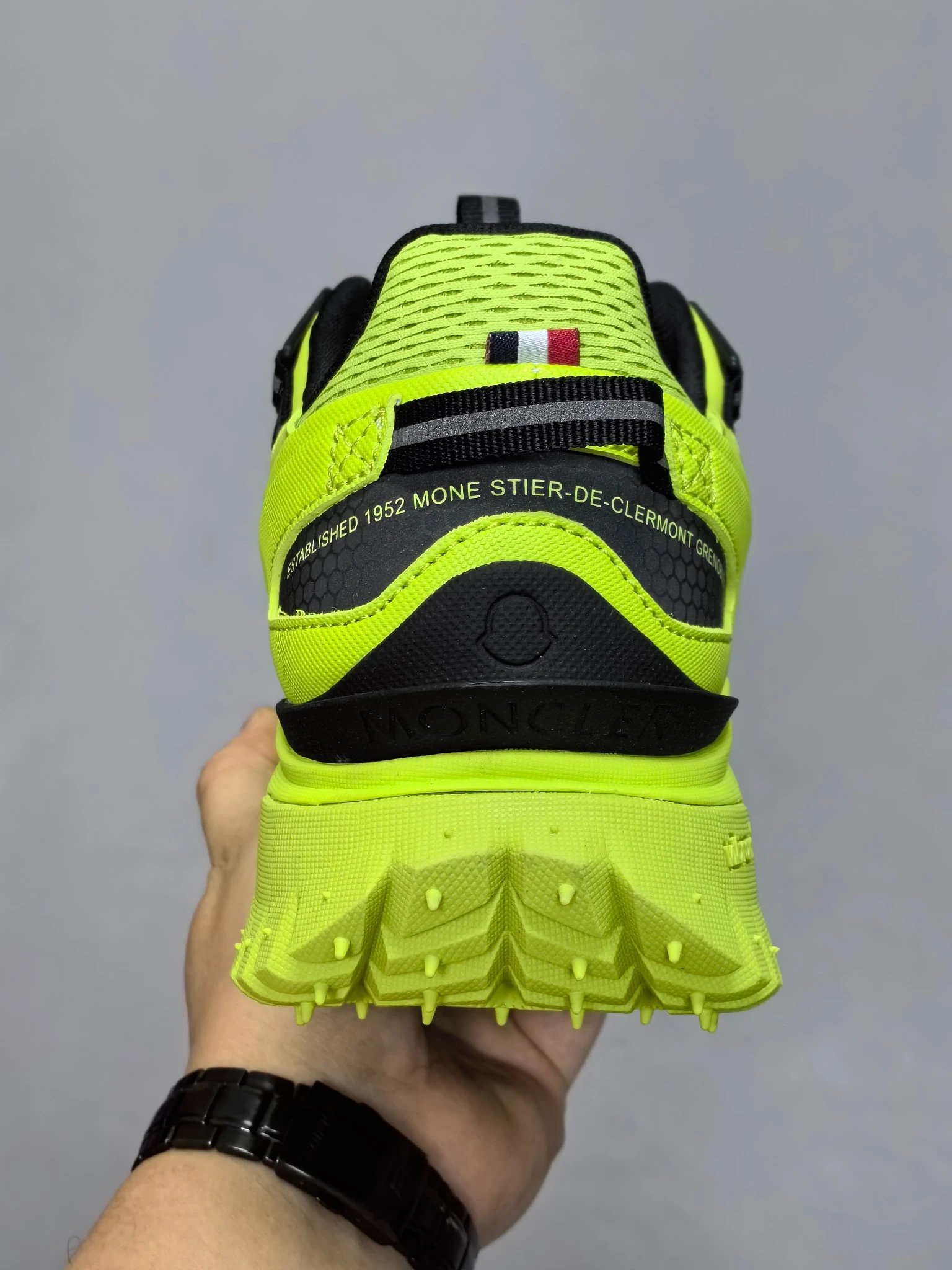 Moncler Trailgrip GTX Rubber Sneakers Yellow - Gallery Image 5 - Detailed View