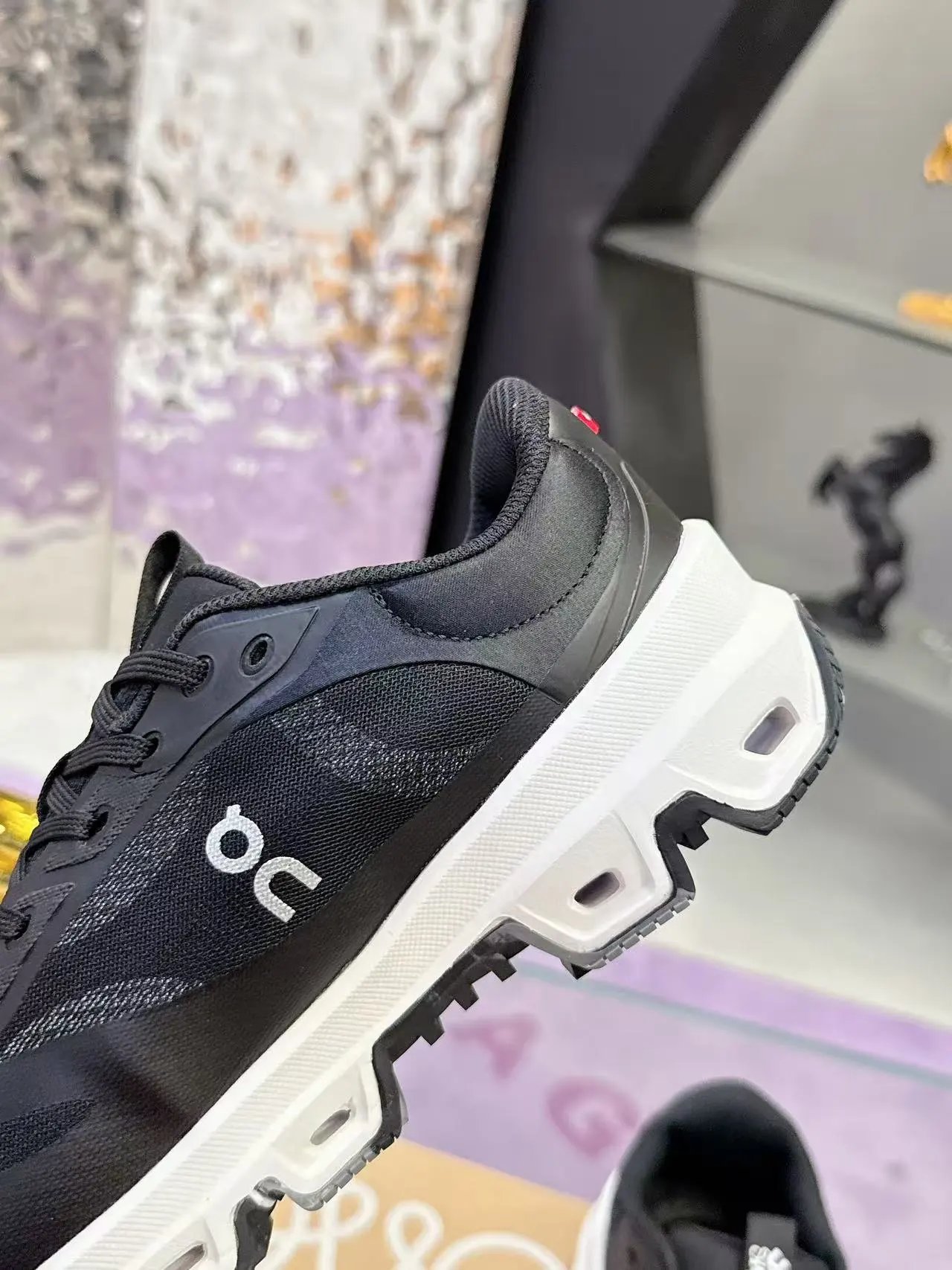 Loewe x On Running 3.0 Cloudtilt Sneakers Black - Gallery Image 7 - Detailed View