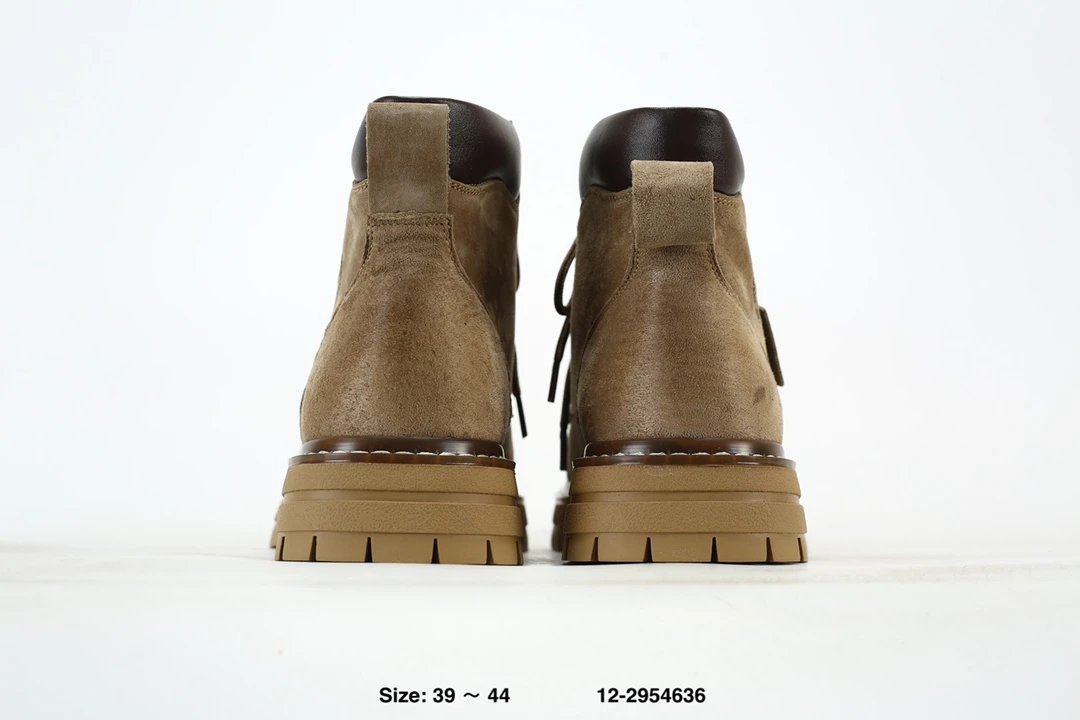Winter Suede Boots Taupe - Gallery Image 8 - Detailed View