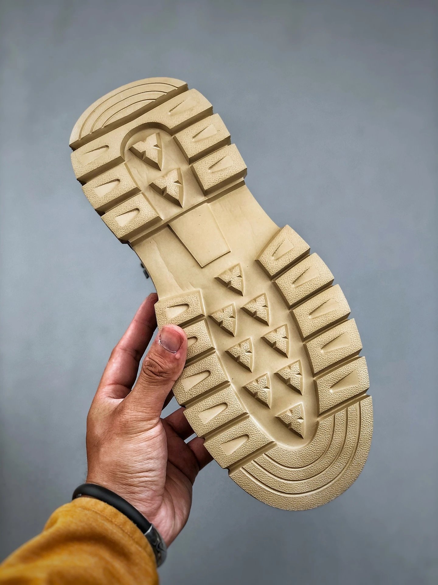 Winter Nubuck Work Boots Honey Brown - Gallery Image 8 - Detailed View