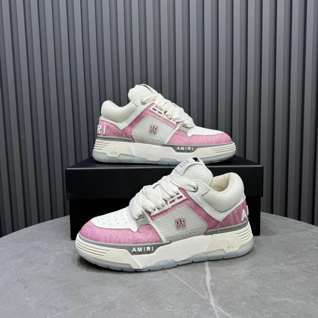 Low Top Mesh Suede Skate Sneakers Vintage Rose - Gallery Image 8 - Detailed View