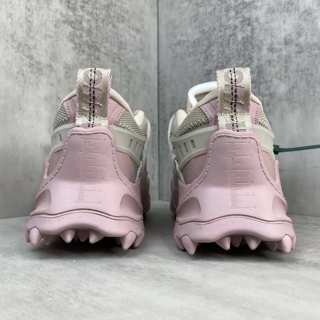 ODSY 1000 Leather Oxford Trail Sneakers Rose Pink - Gallery Image 5 - Detailed View