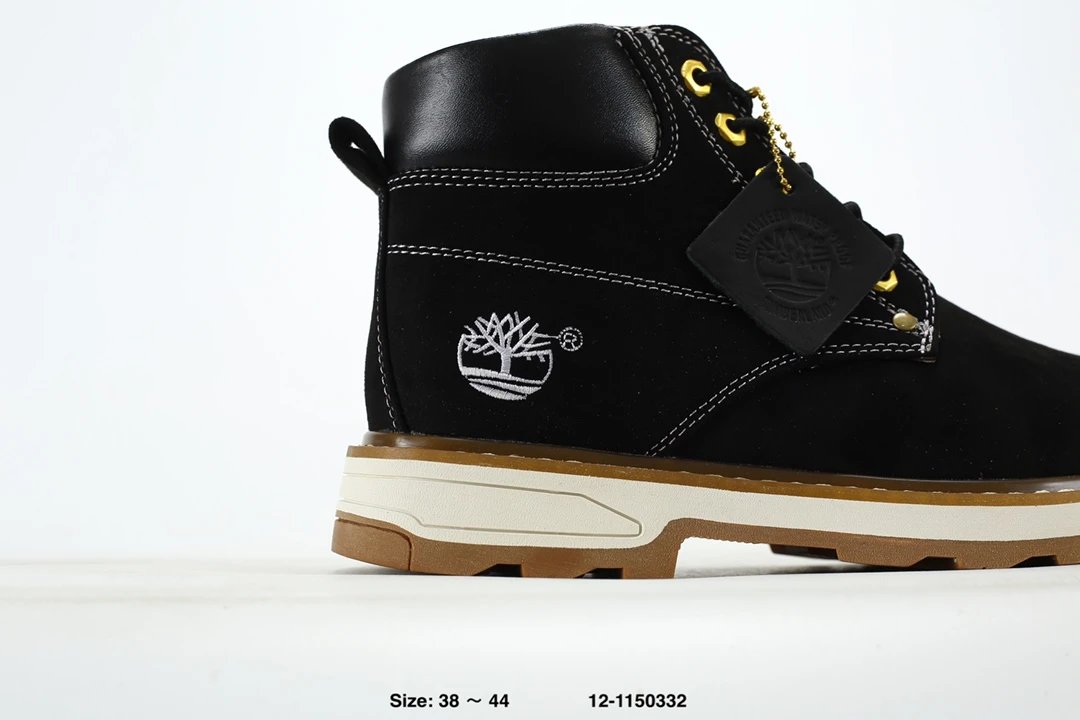 Outdoor Hiking Boots Suede Noir - Gallery Image 3 - Detailed View