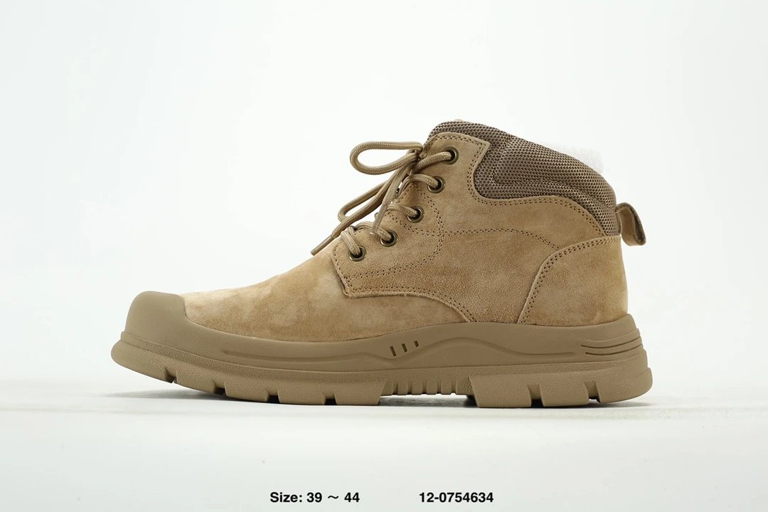 Suede Ankle Boots Taupe - Gallery Image 3 - Detailed View