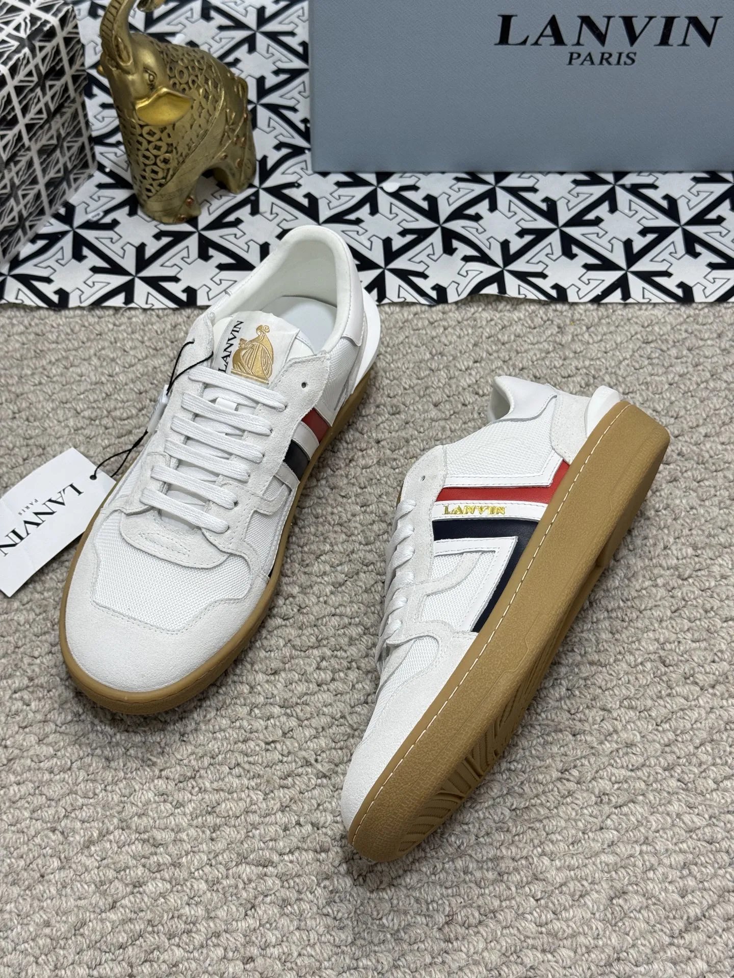 Lanvin Bumper Sneakers Multicolor - Gallery Image 6 - Detailed View