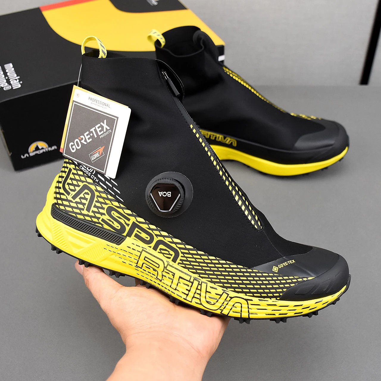 La Sportiva Equilibrium ST GTX Yellow - Gallery Image 5 - Detailed View