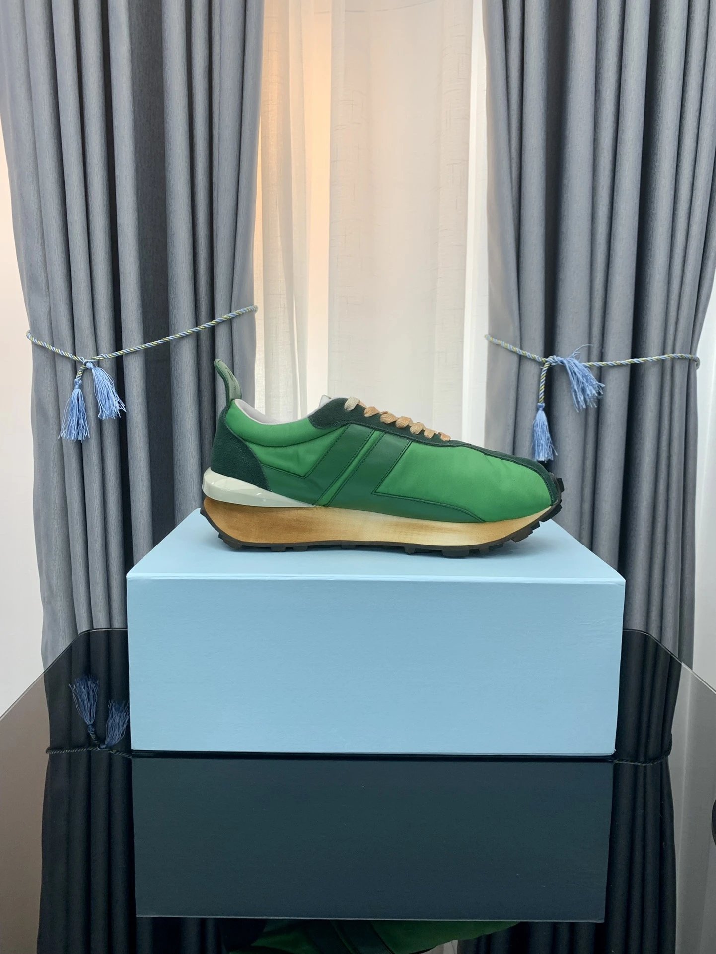 Lanvin Retro Sneakers Green - High Quality Product Image - Cnfans