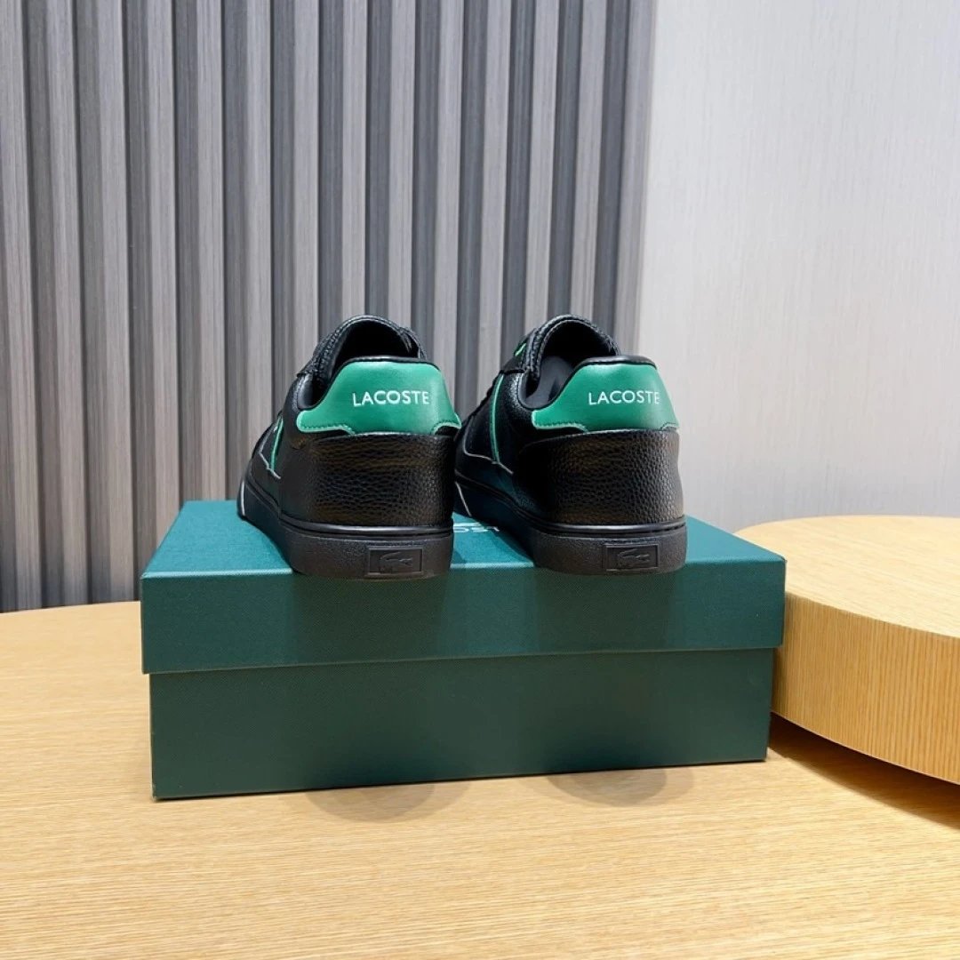 Lacoste Black Casual Sneakers - Gallery Image 4 - Detailed View