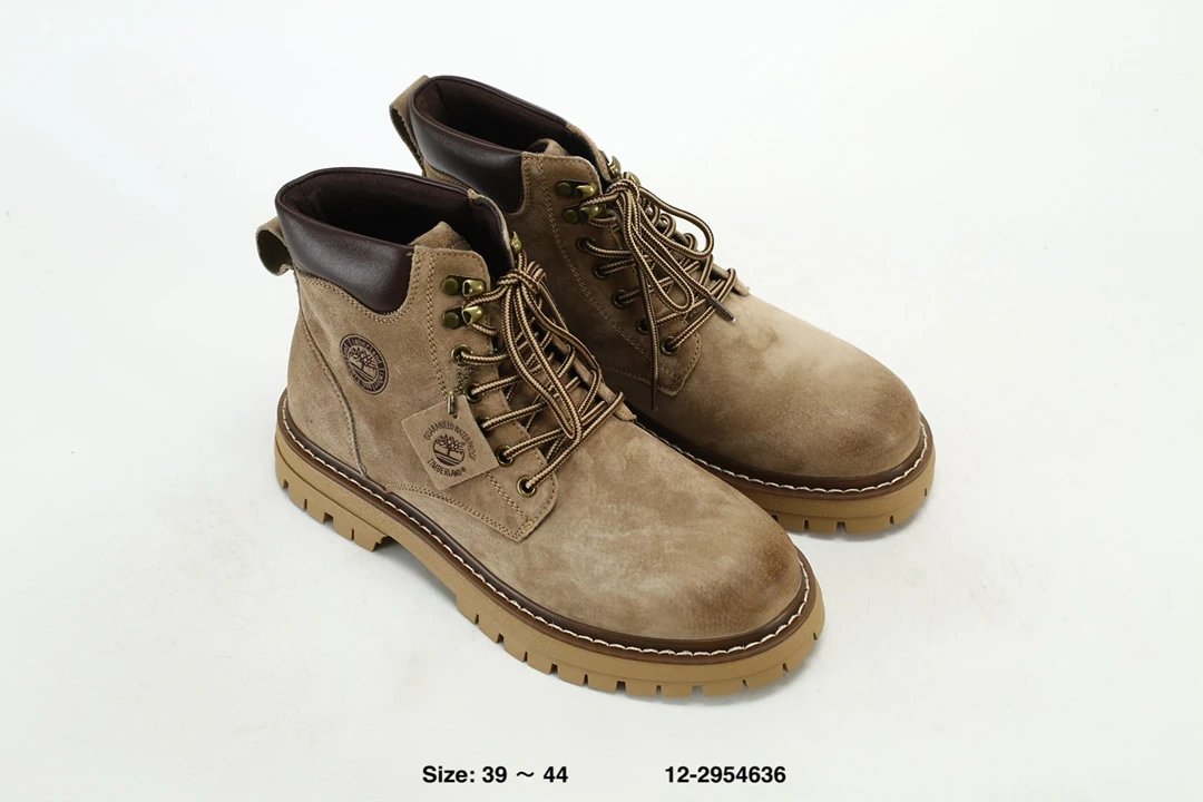 Winter Suede Boots Taupe - Gallery Image 9 - Detailed View