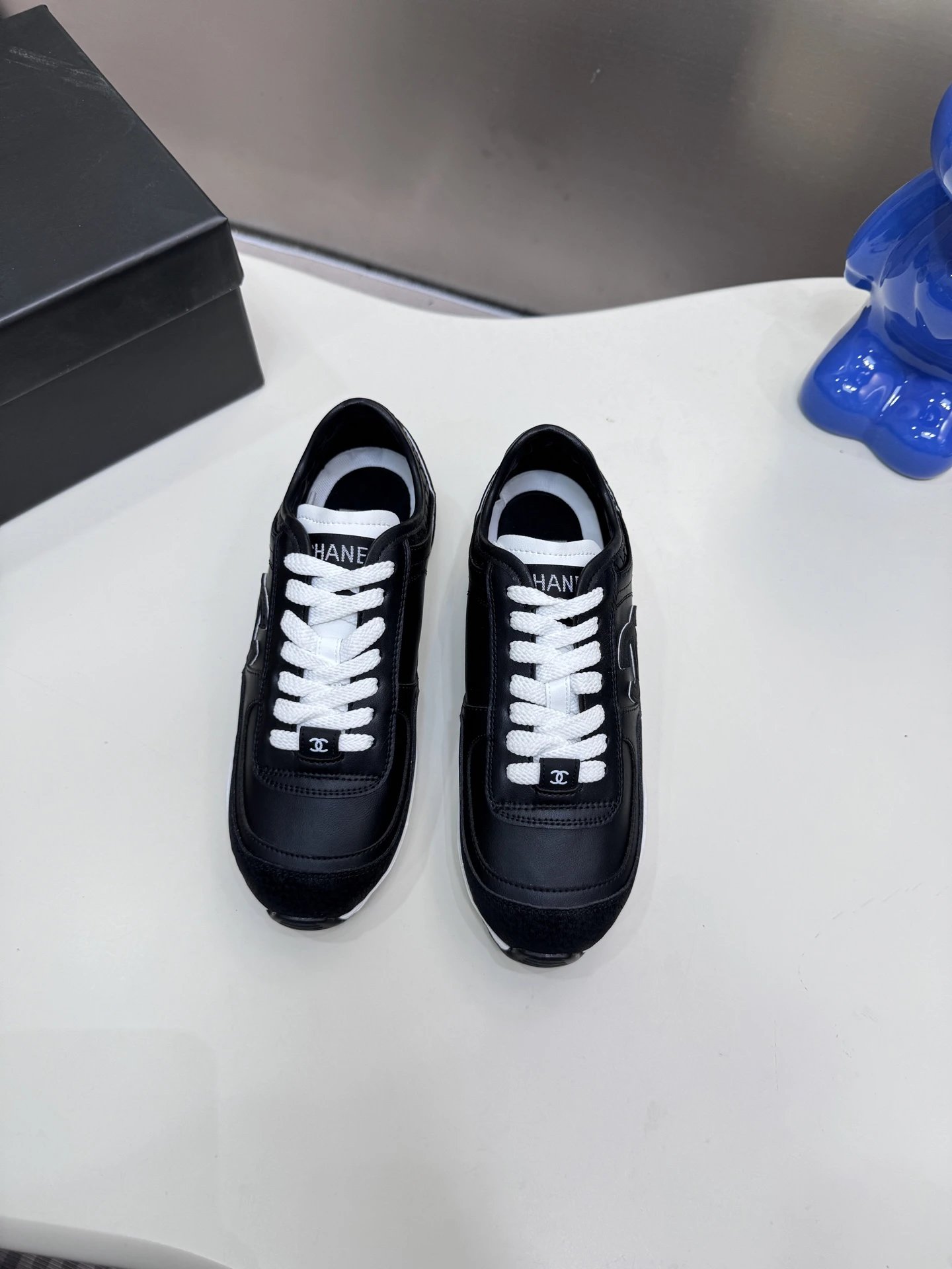 Chanel Panda Platform Sneakers Black - Gallery Image 8 - Detailed View