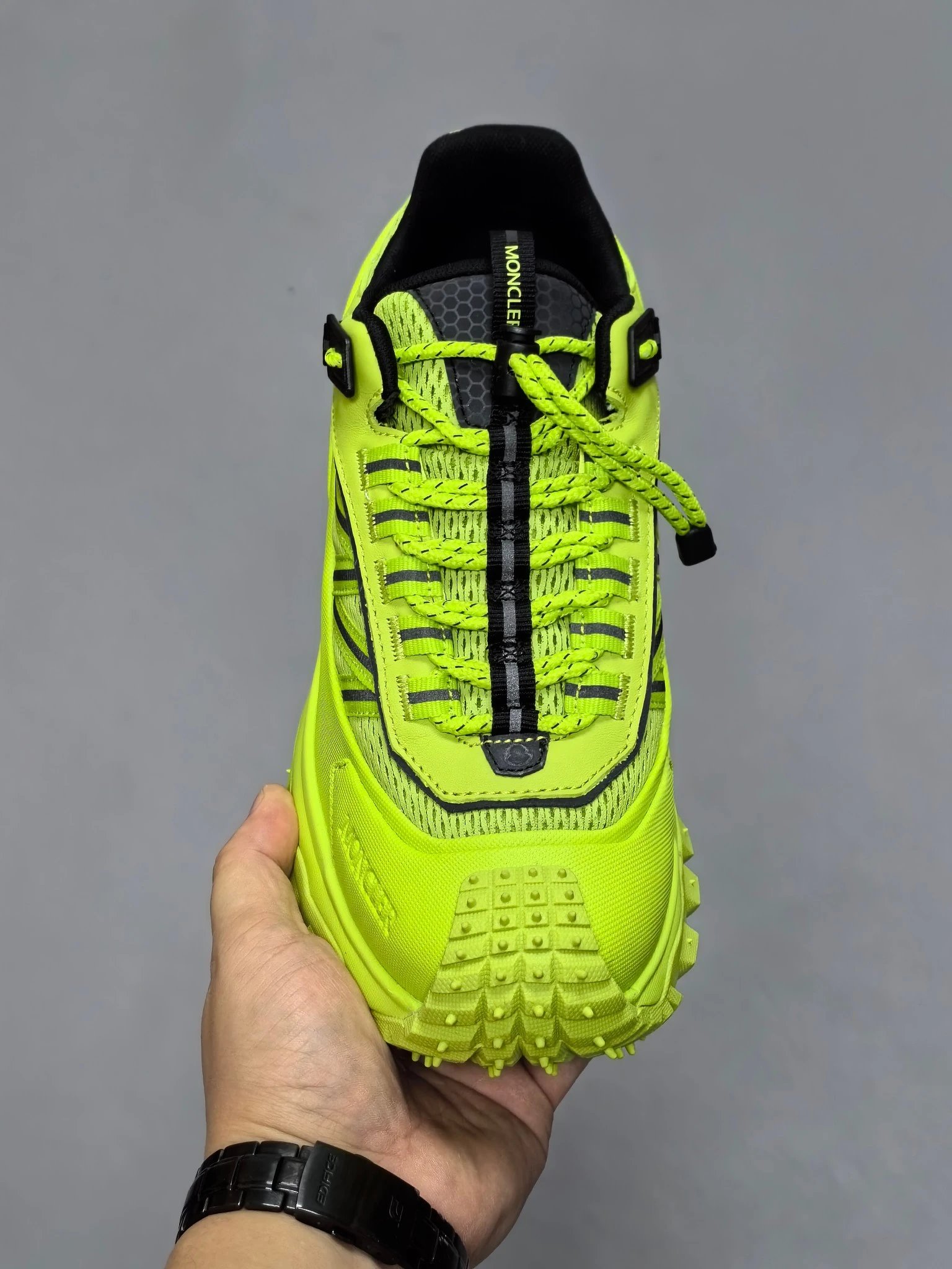 Moncler Trailgrip GTX Rubber Sneakers Yellow - Gallery Image 6 - Detailed View