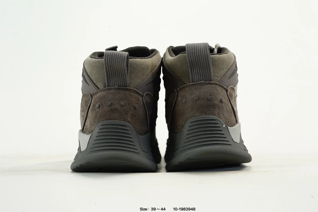 Mid-Top Suede Boots Charcoal Gray - Gallery Image 8 - Detailed View