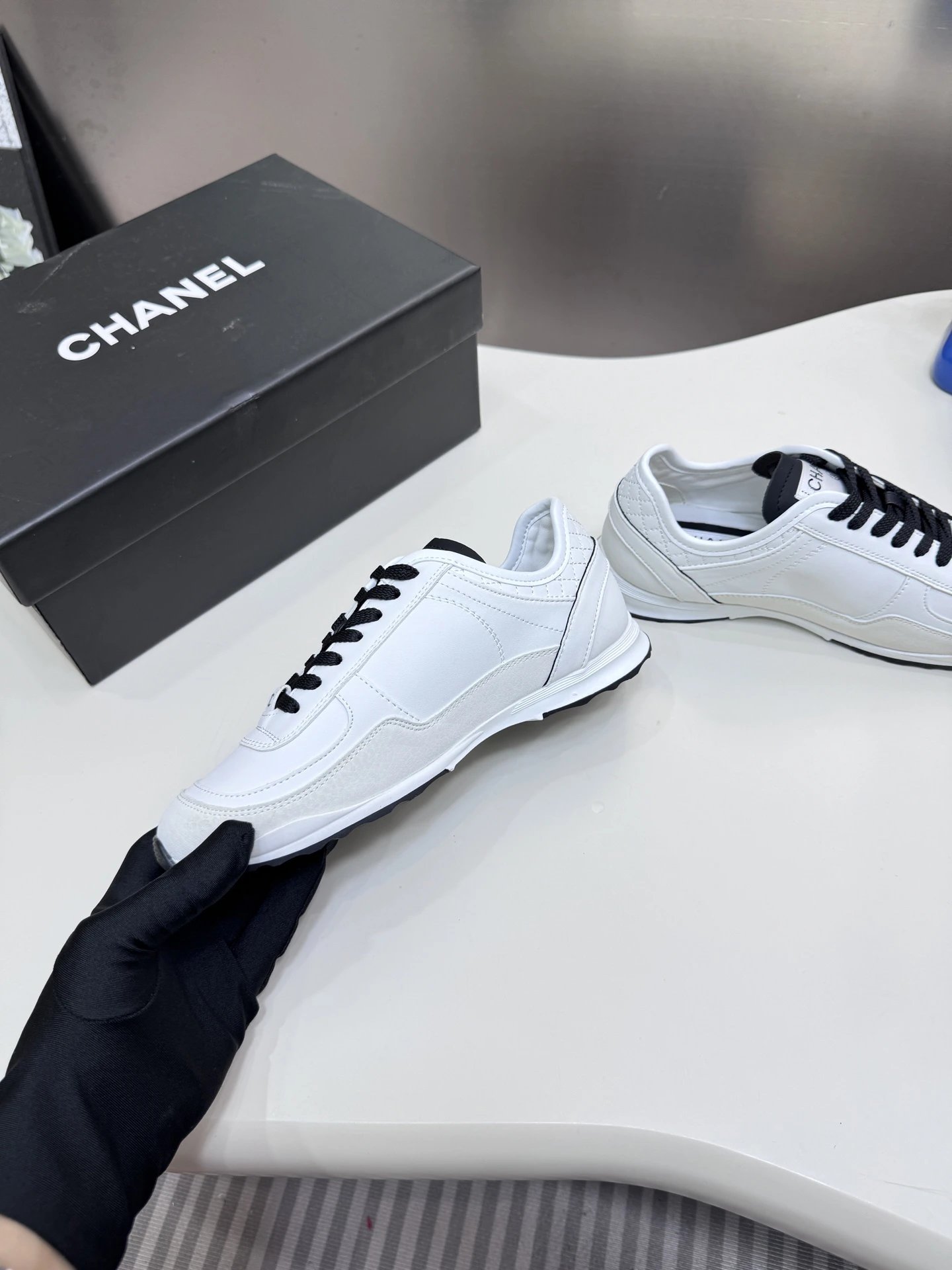 Chanel Panda Platform Sneakers Multicolor - Gallery Image 5 - Detailed View