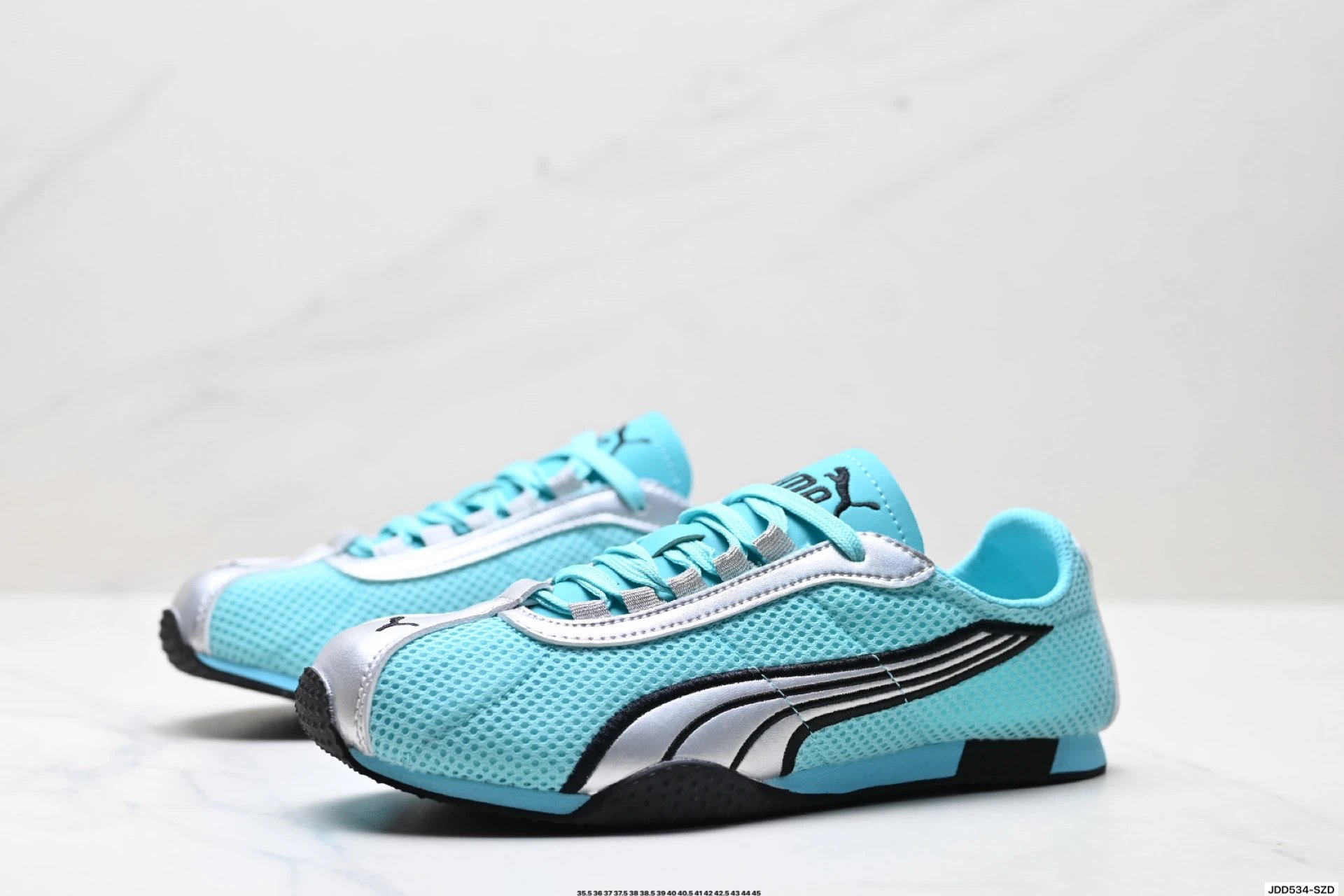 Puma H-Street Sneakers Aqua Blue - Gallery Image 4 - Detailed View