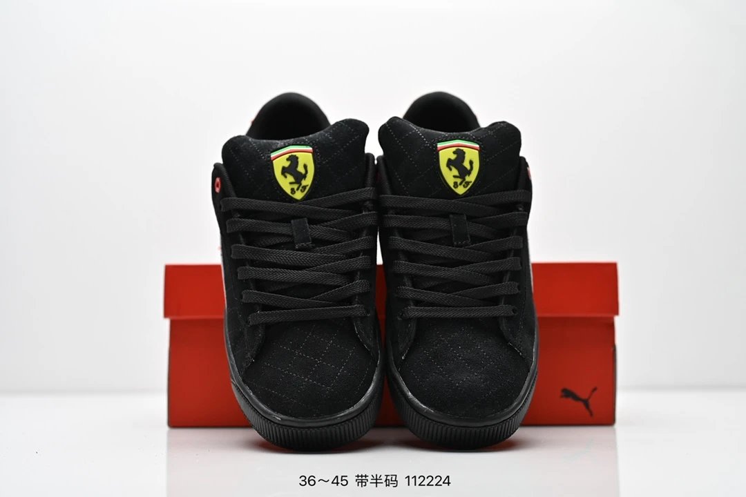 PUMA Suede Sneakers Black - Gallery Image 8 - Detailed View