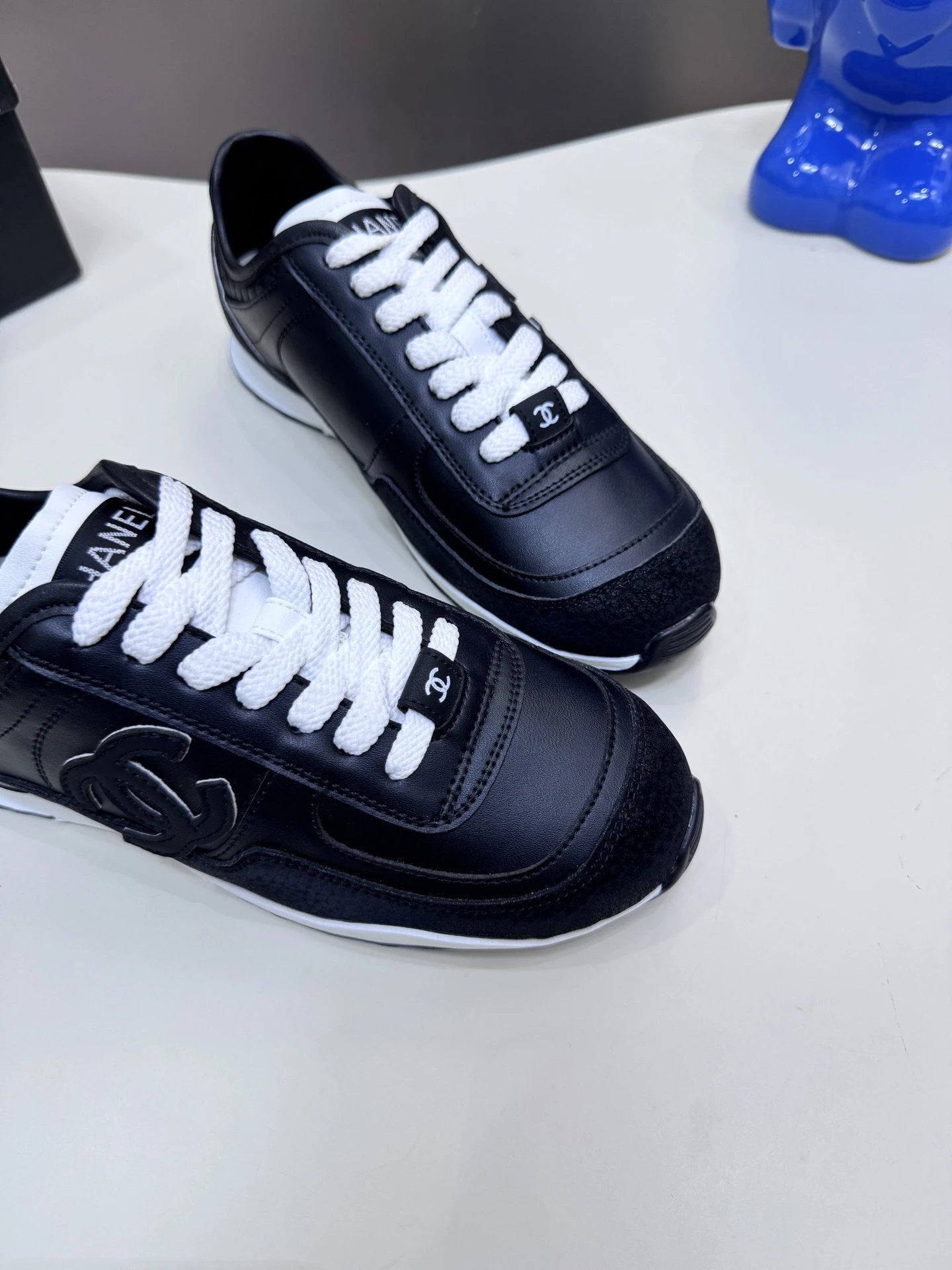 Chanel Panda Platform Sneakers Black - Gallery Image 7 - Detailed View