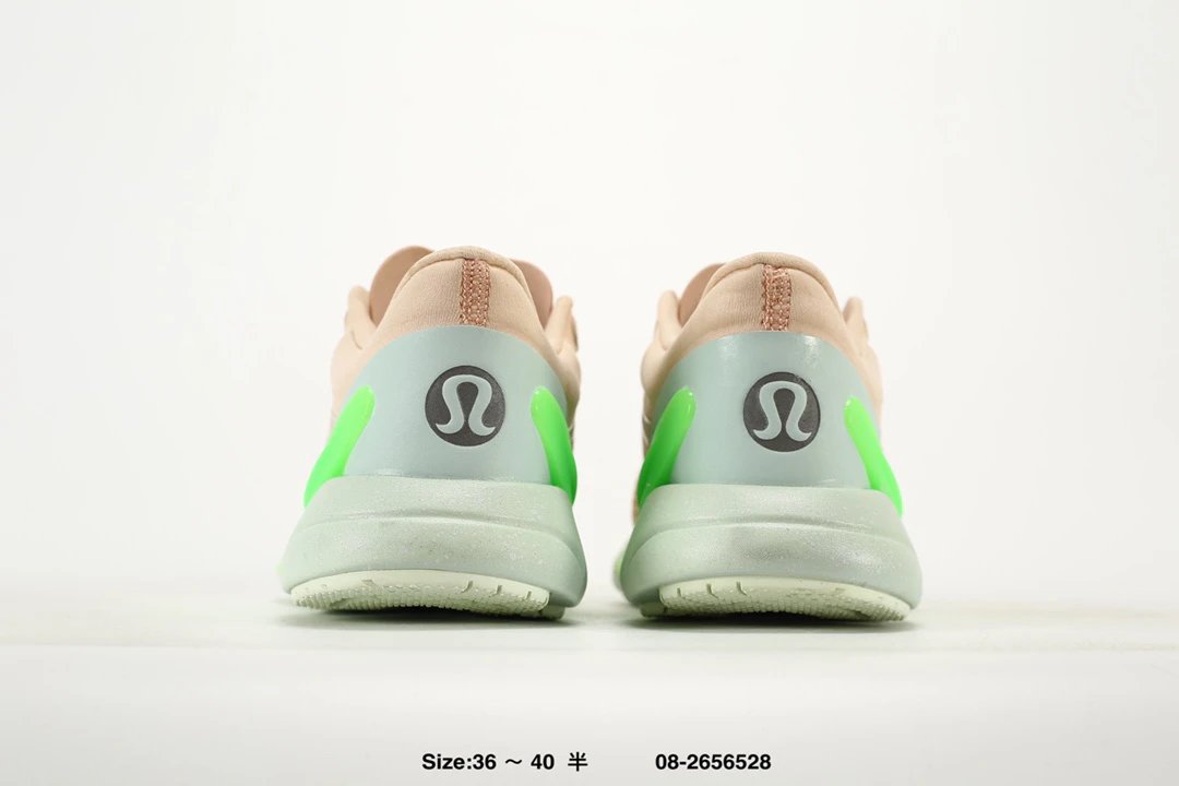Lululemon Blissfeel Sneakers Pink Green - Gallery Image 7 - Detailed View
