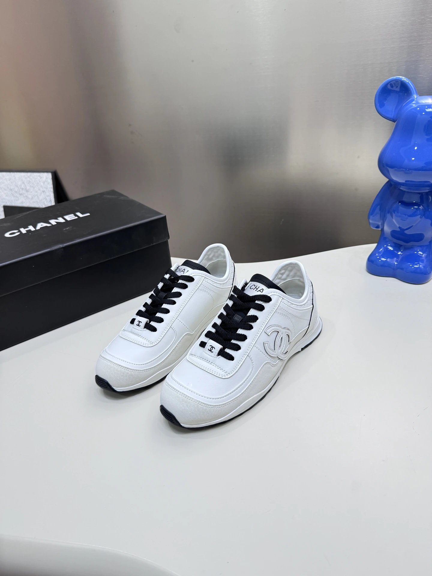 Chanel Panda Platform Sneakers Multicolor - Gallery Image 2 - Detailed View