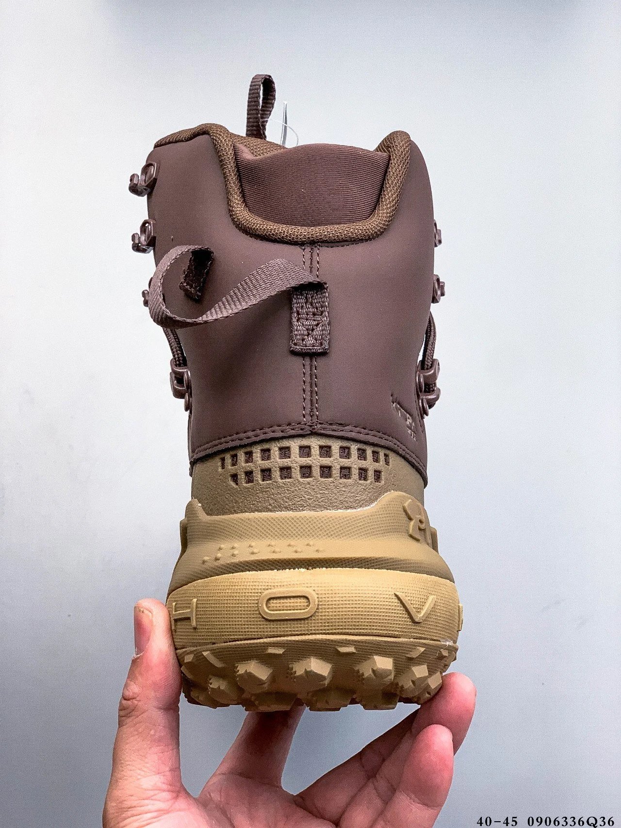 UA Raider Waterproof Hiking Boots Mocha Brown - Gallery Image 6 - Detailed View