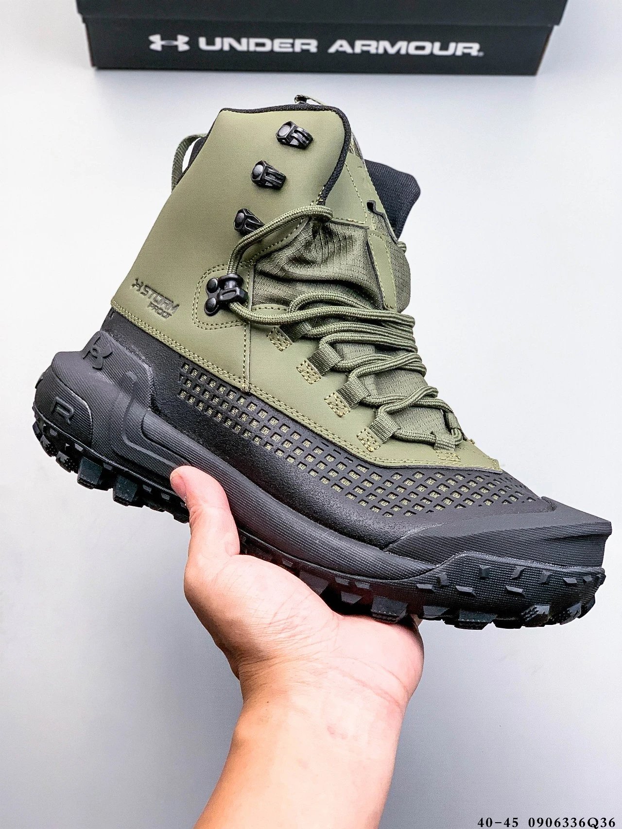 Raider Waterproof Hiking Boots Olive Green - Under Armour - Cnfans - $75.48