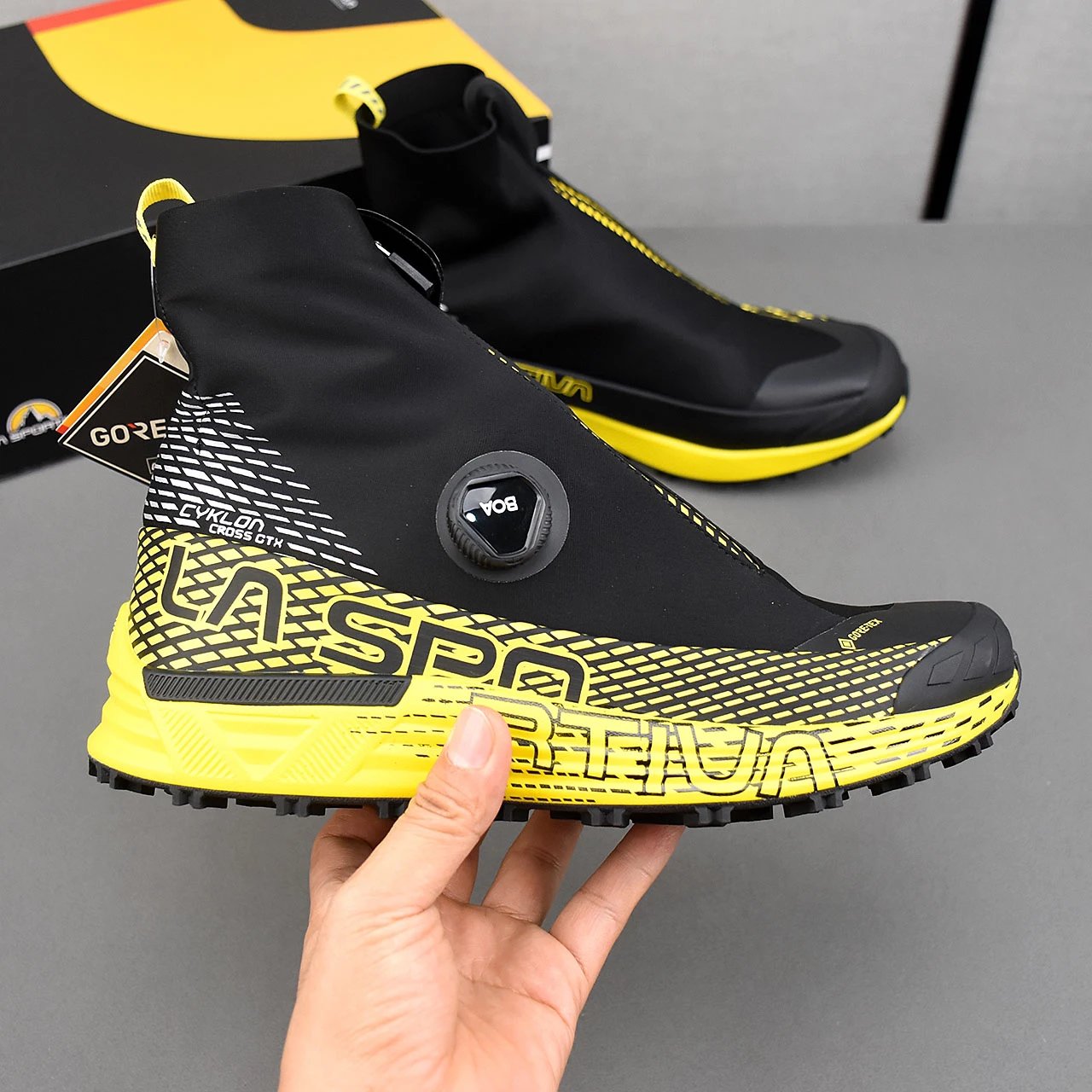 La Sportiva Equilibrium ST GTX Yellow - Gallery Image 6 - Detailed View