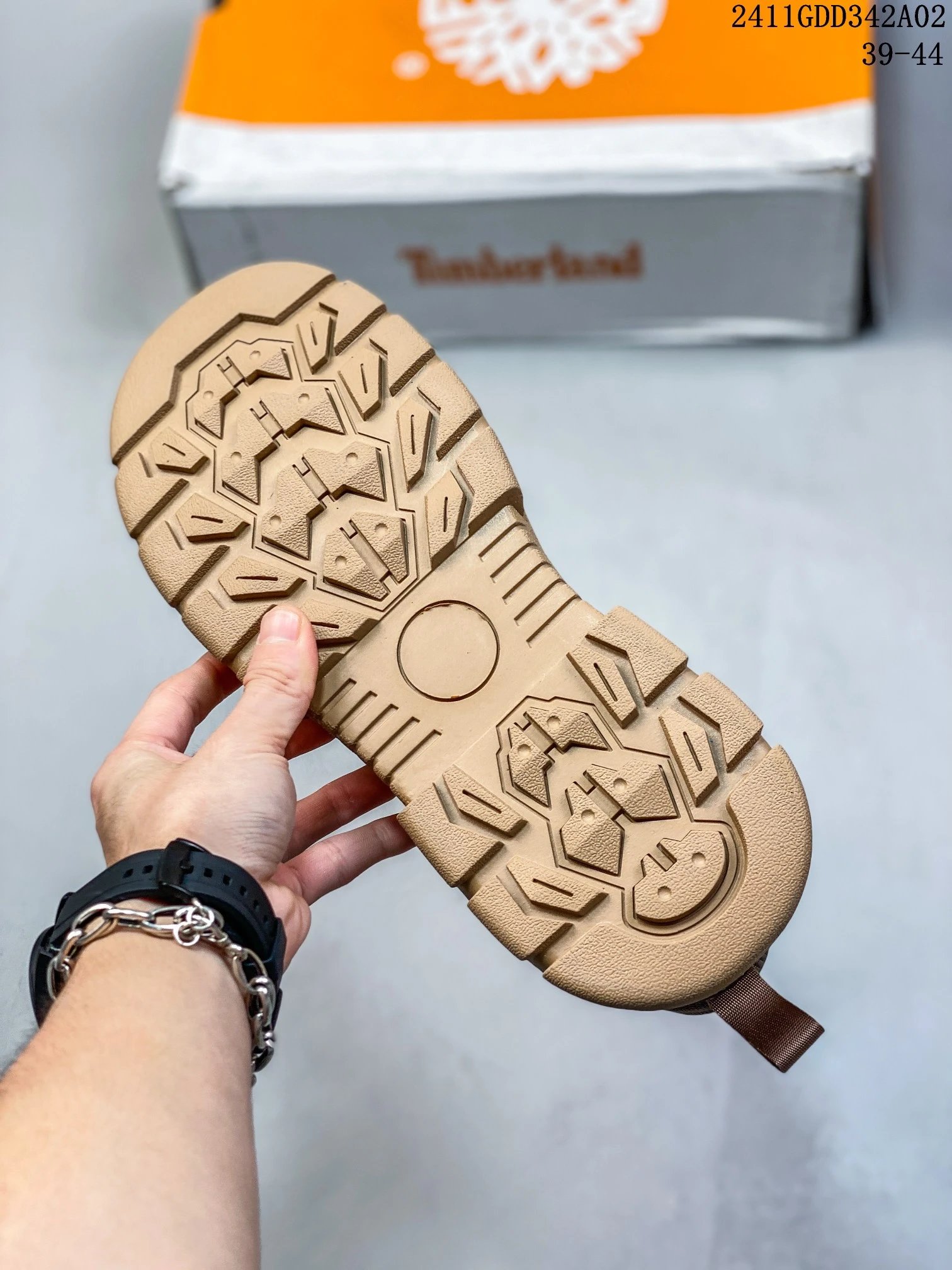 Premium Leather Boots in Taupe - Gallery Image 5 - Detailed View