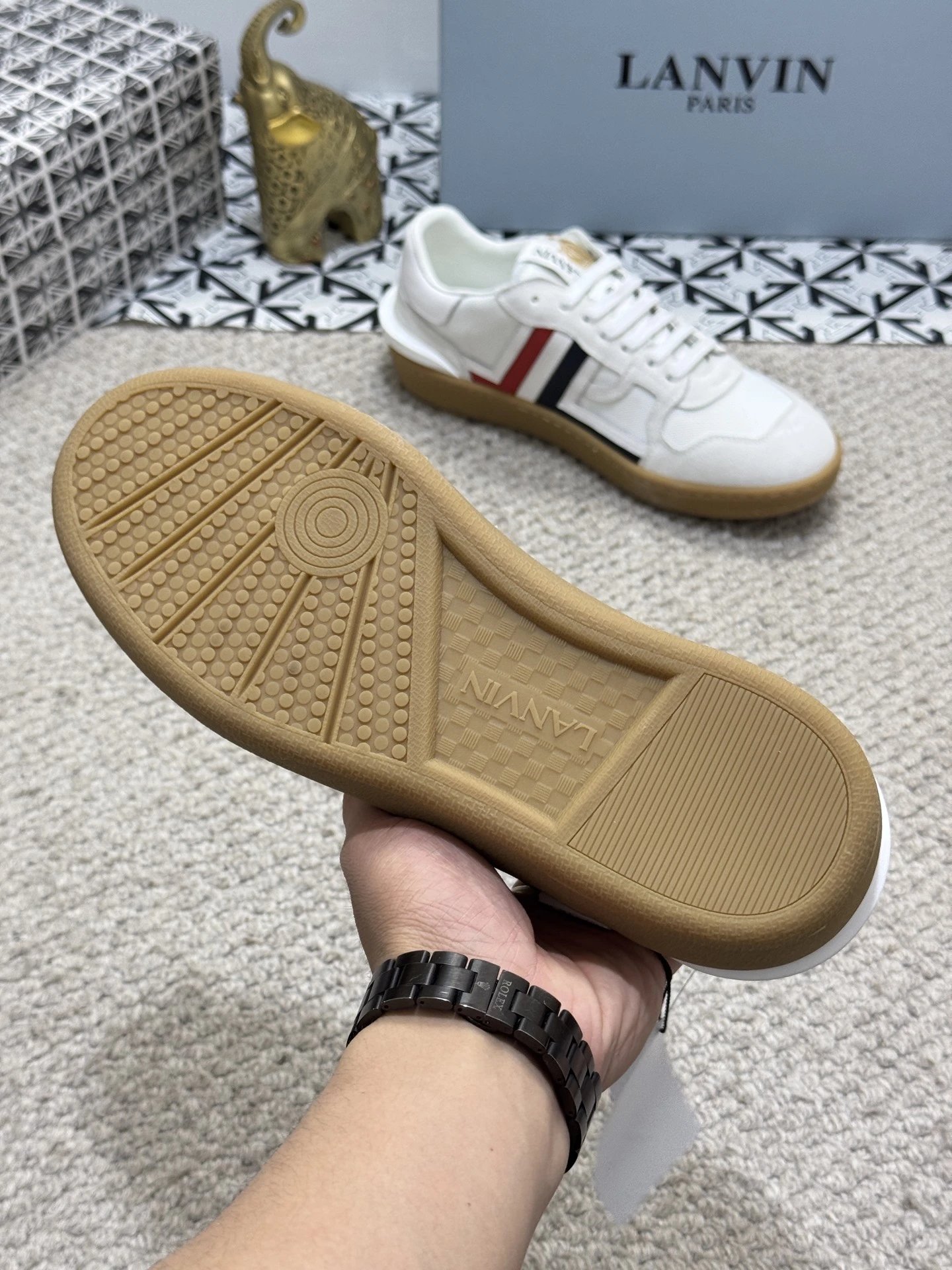 Lanvin Bumper Sneakers Multicolor - Gallery Image 9 - Detailed View