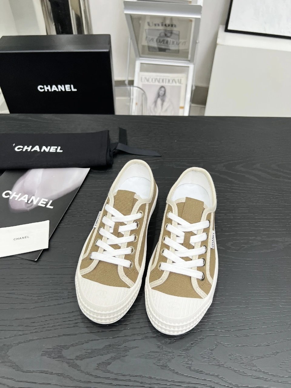 Chanel Vintage Sneakers Brown - Gallery Image 2 - Detailed View