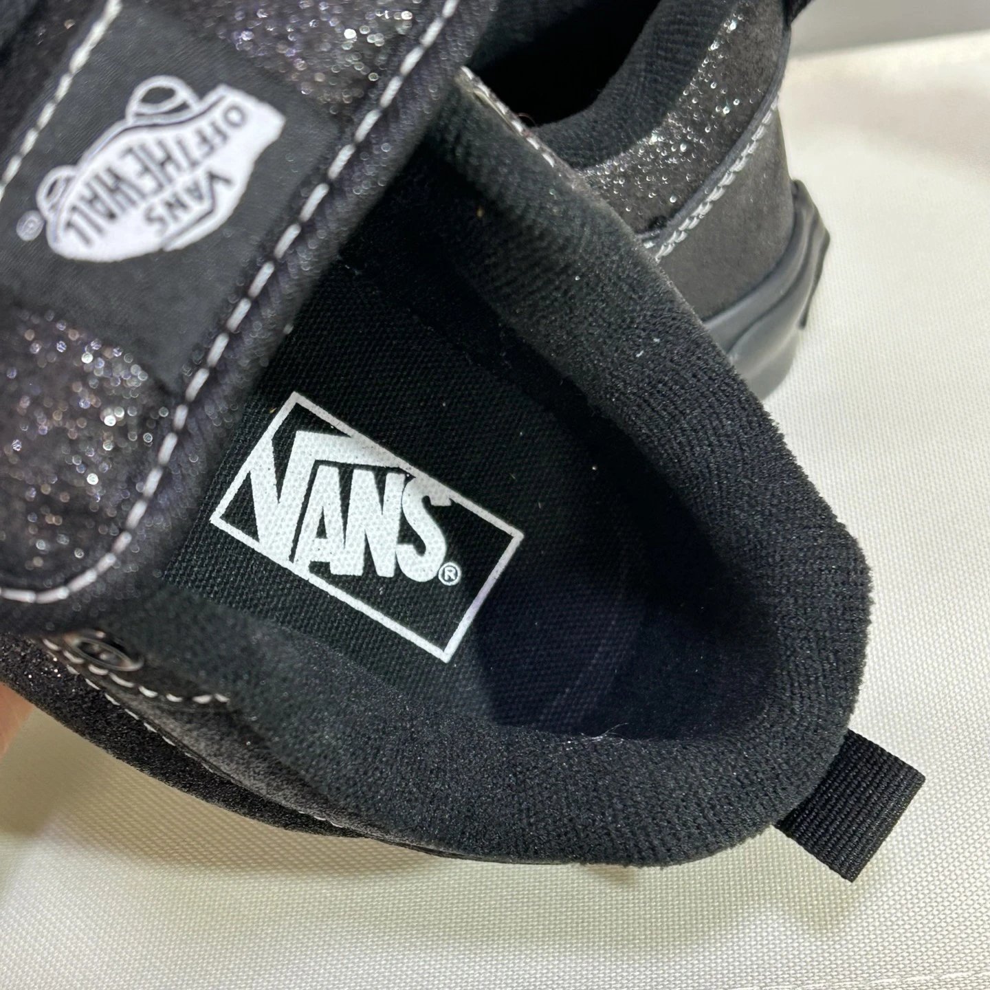 Knu Skool Low Top Skate Shoes Galaxy Black - Gallery Image 4 - Detailed View