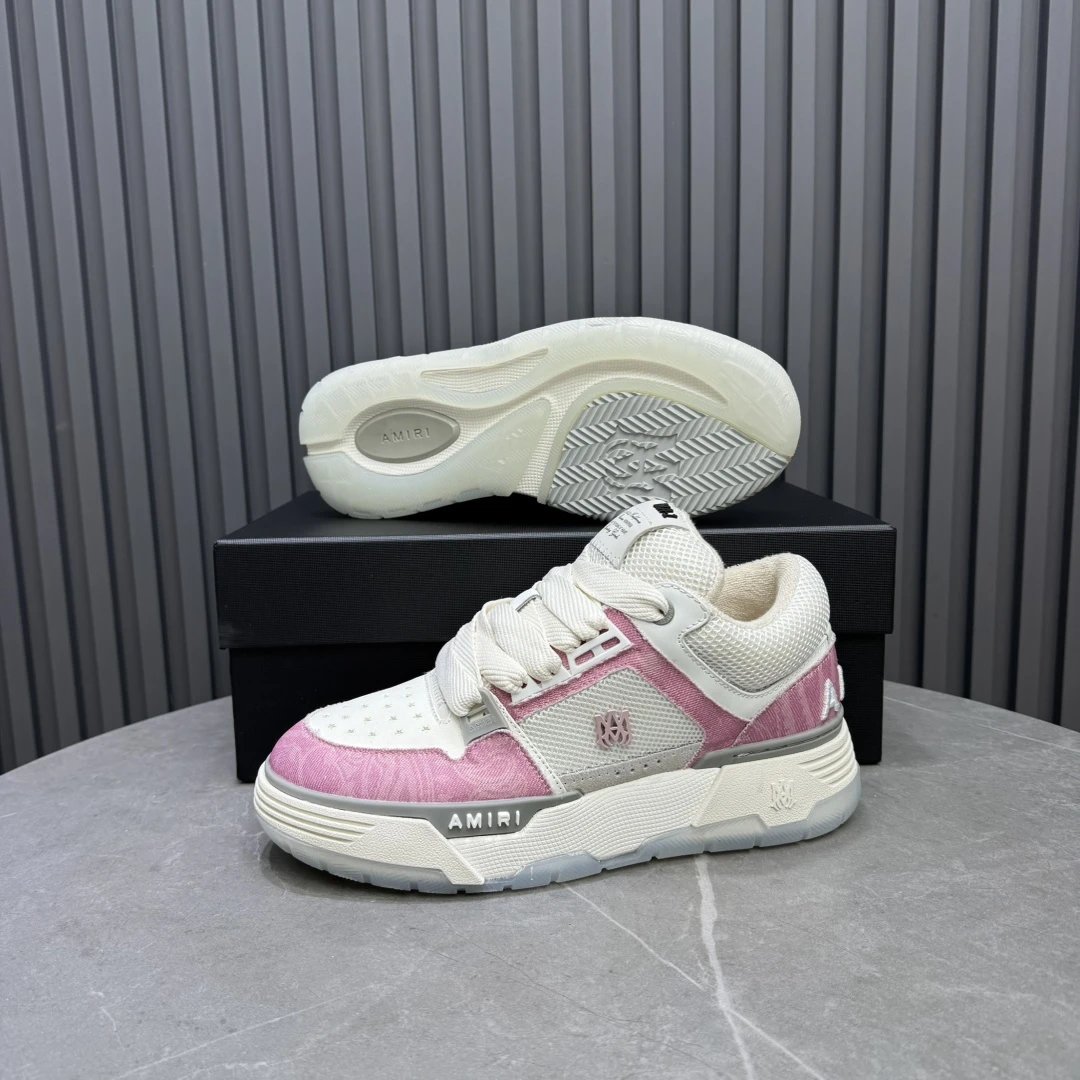 Low Top Mesh Suede Skate Sneakers Vintage Rose - Gallery Image 9 - Detailed View