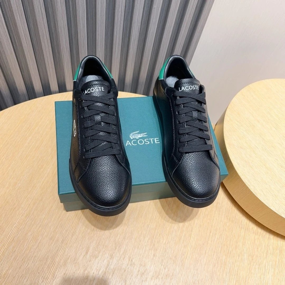 Lacoste Classic Black Sneakers - Gallery Image 2 - Detailed View