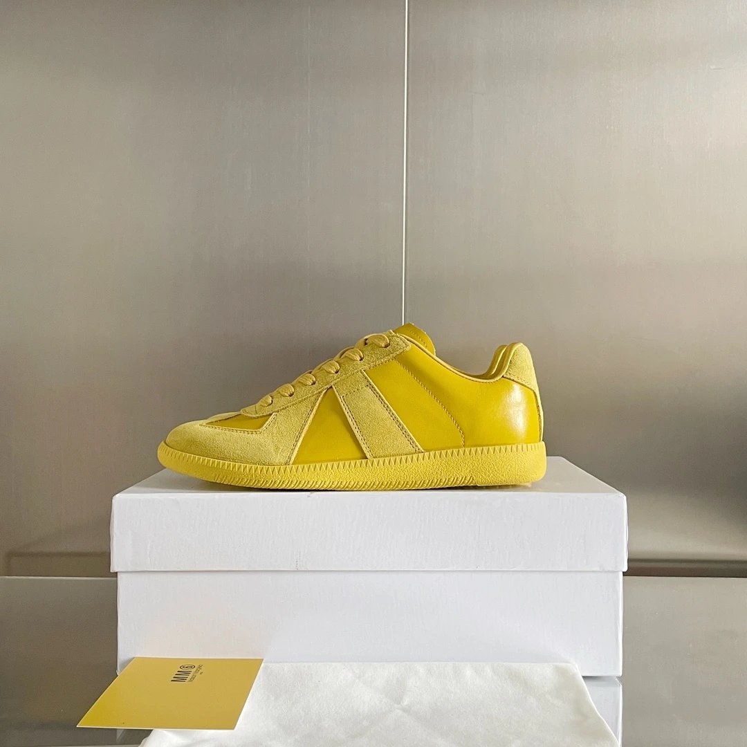 Maison Margiela MM6 Yellow German Trainers - High Quality Product Image - Cnfans