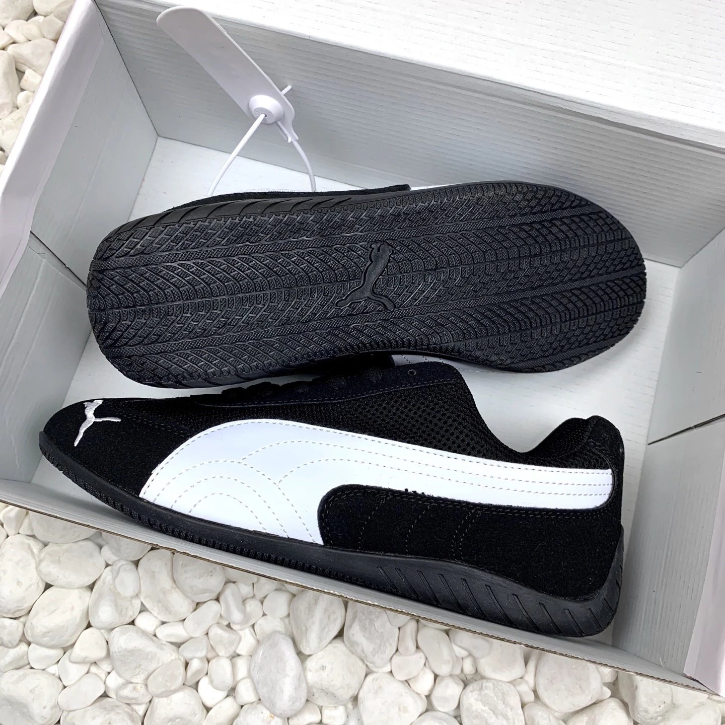 PUMA Mesh Sneakers Black - Gallery Image 3 - Detailed View