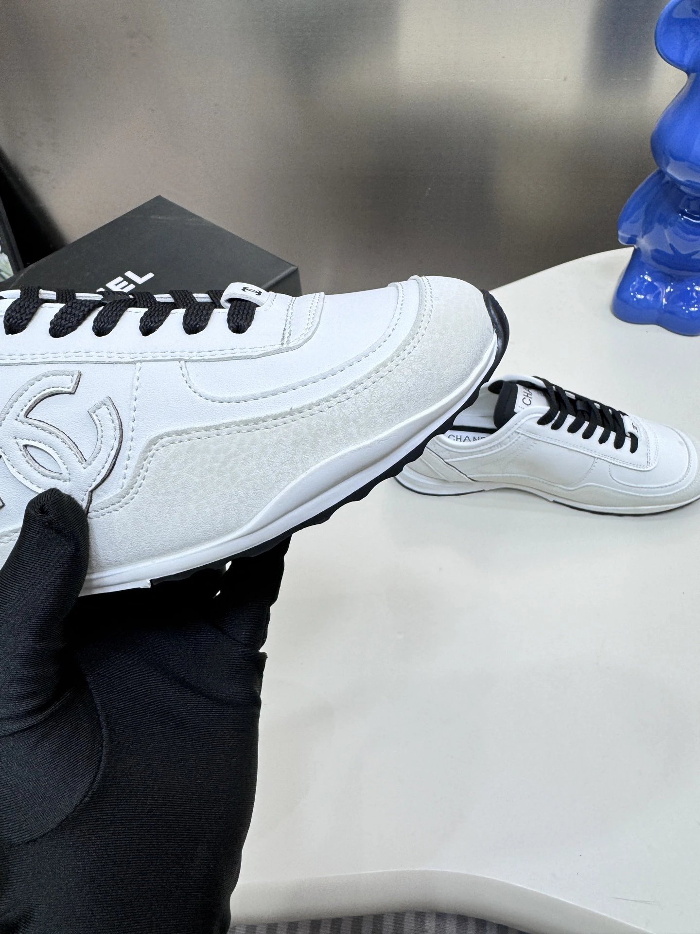 Chanel Panda Platform Sneakers Multicolor - Gallery Image 6 - Detailed View