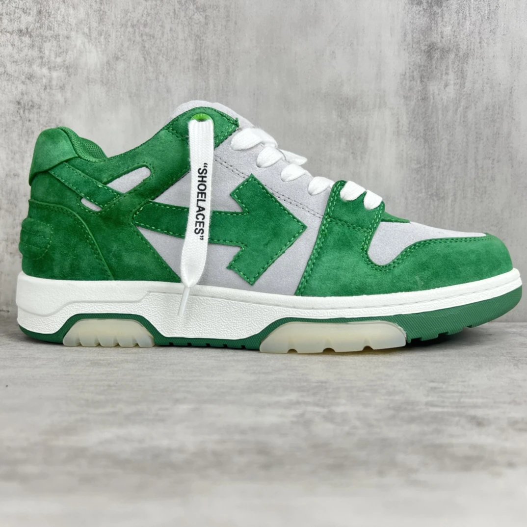 Low Top Suede Leather Sneakers Retro Emerald Green - Gallery Image 6 - Detailed View
