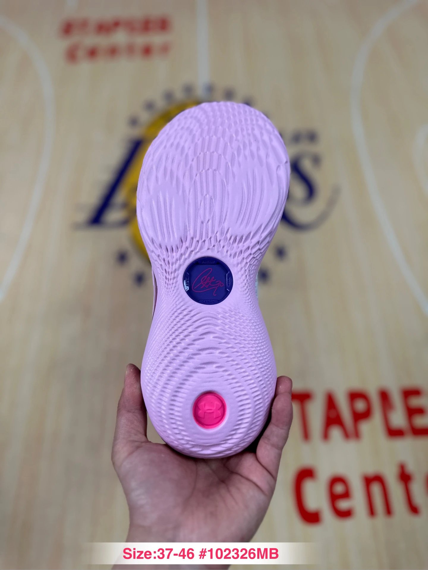 Curry 12 Mesh Basketball Shoes Lilac Pink - Gallery Image 8 - Detailed View